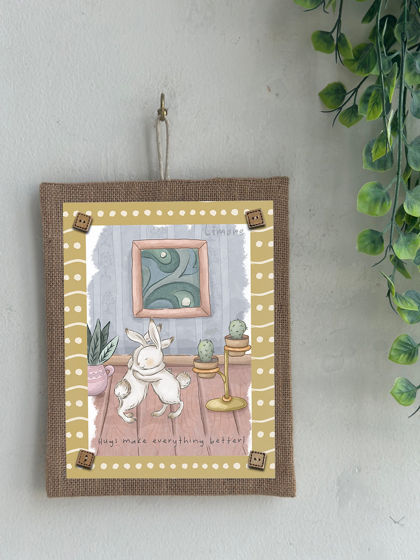 Bunny Hugs Wall Art
