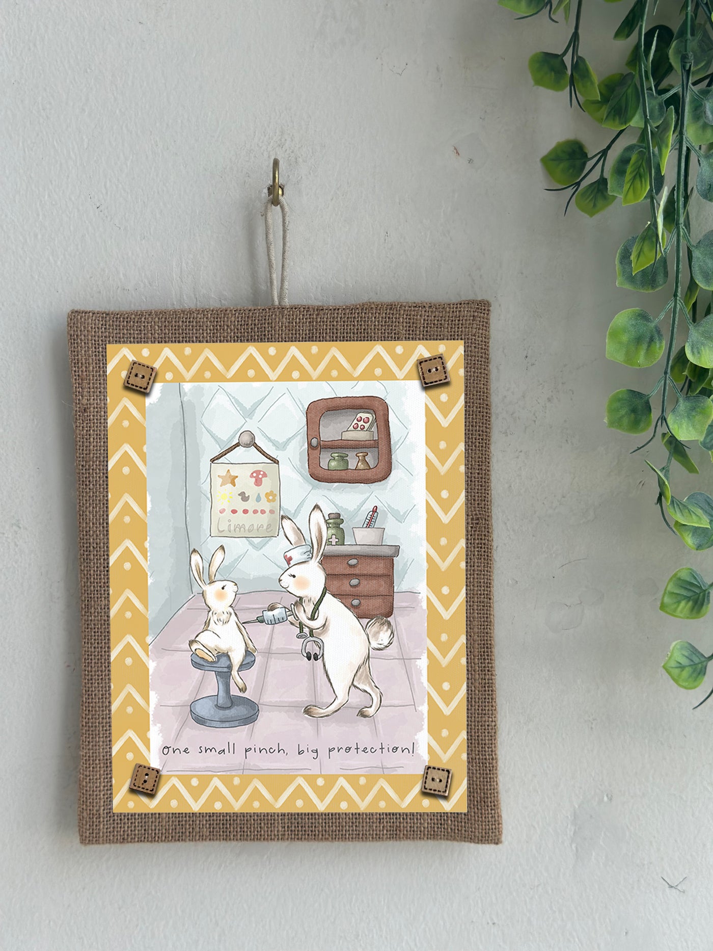 Brave Bunny Wall Art