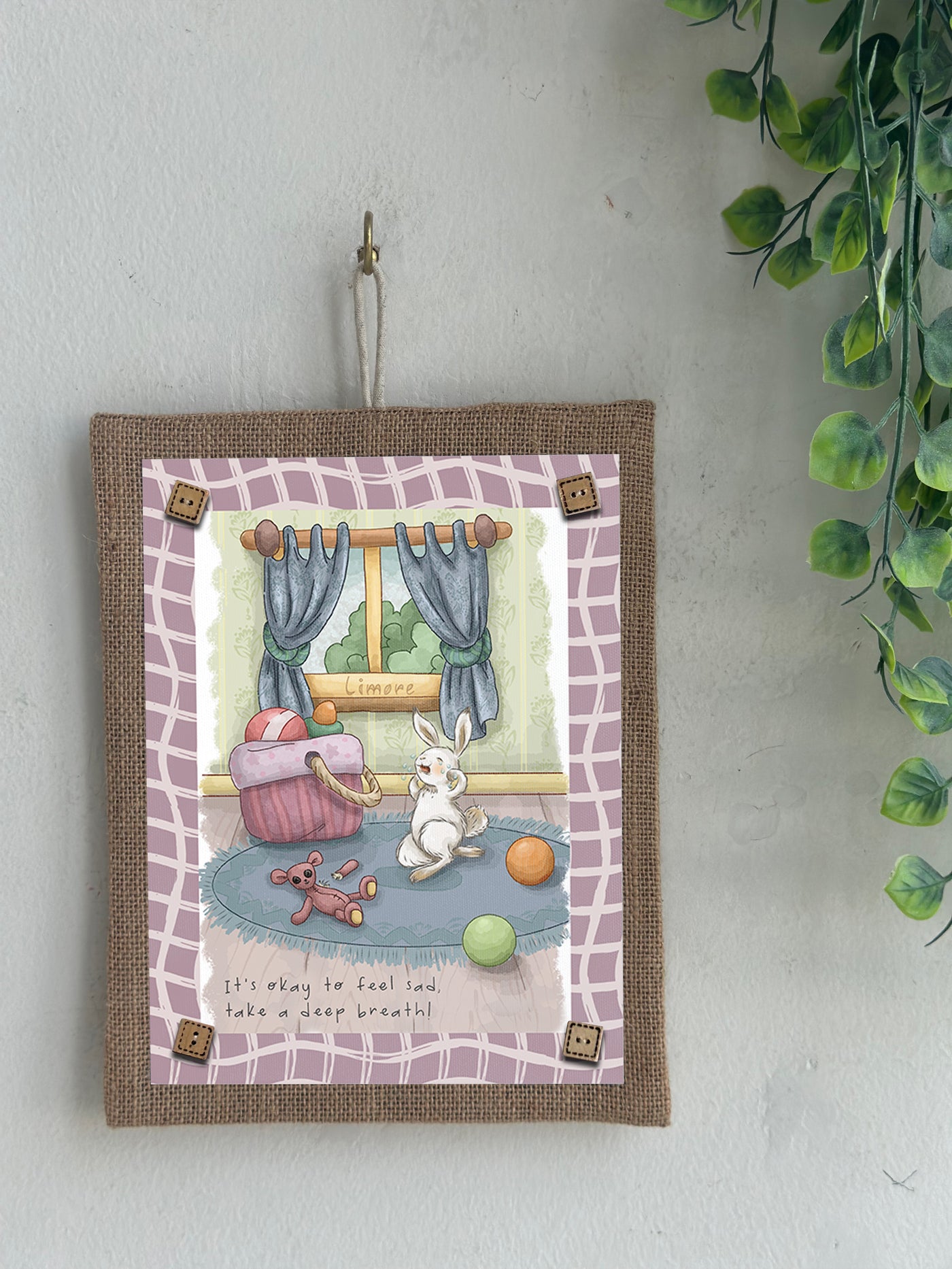 Take a Breath Bunny Wall Art