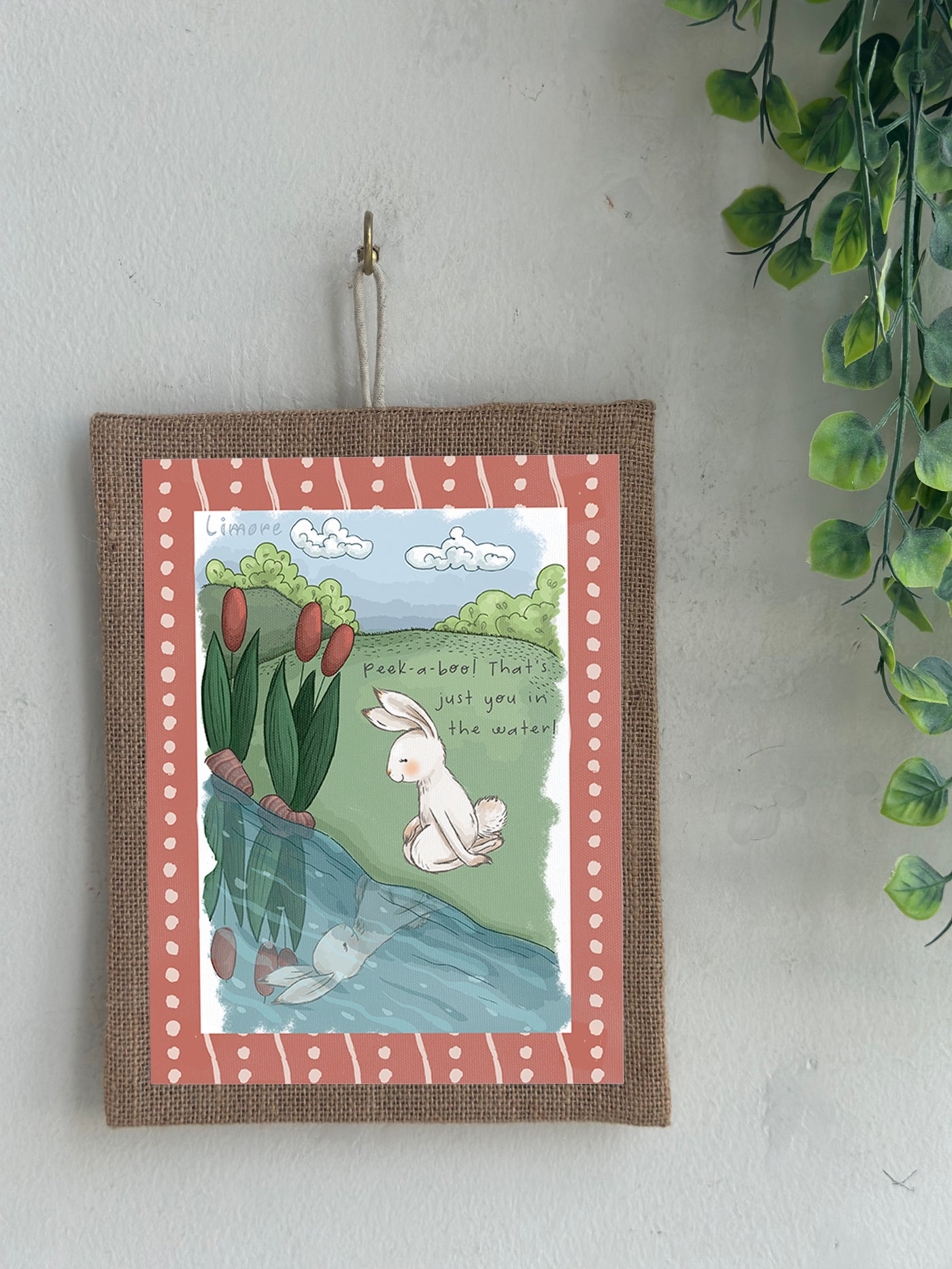 Bunny’s Reflection Play Wall Art