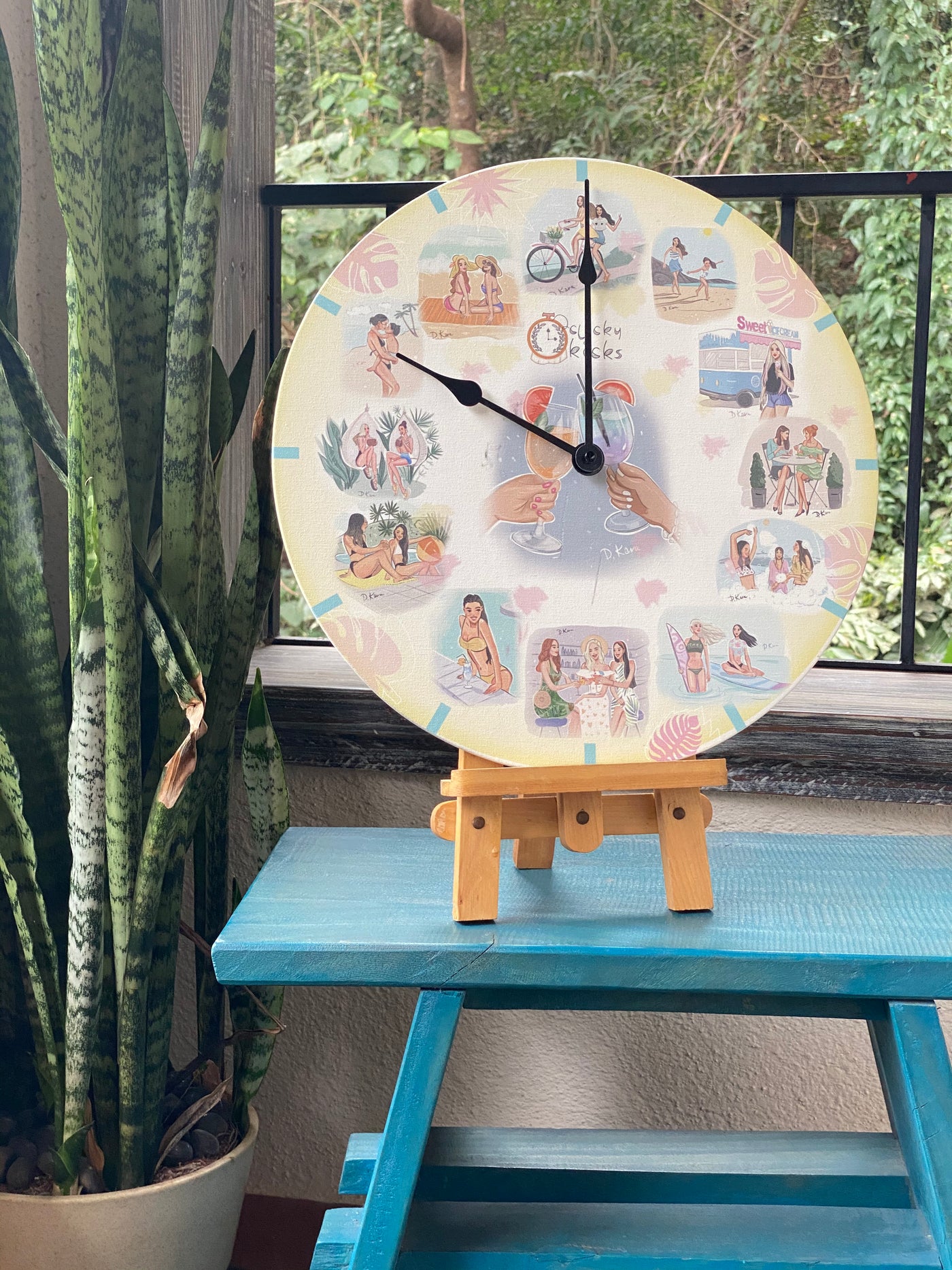 Summer Bliss Clock