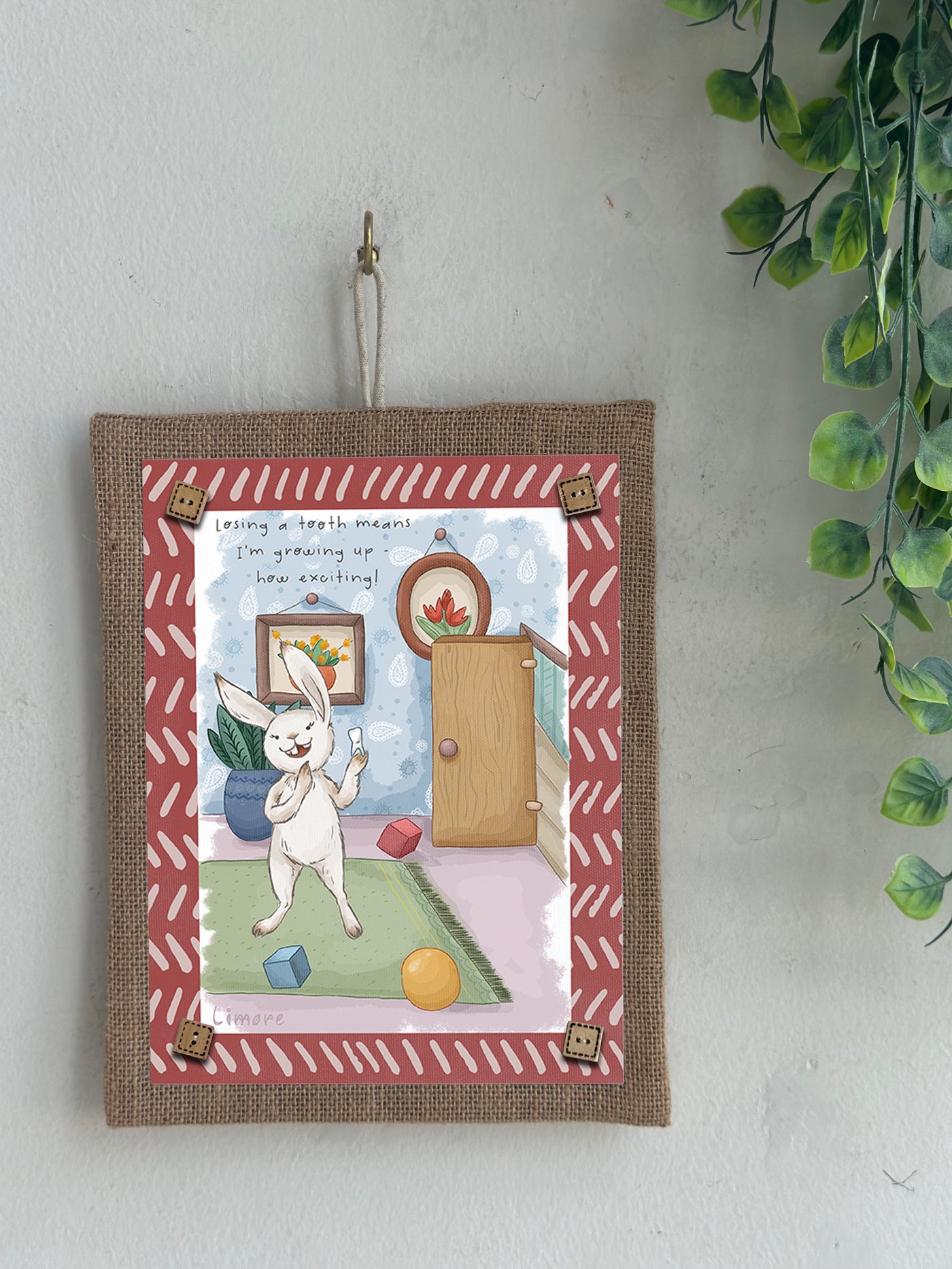 Bunny’s Tooth Fairy Wall Art