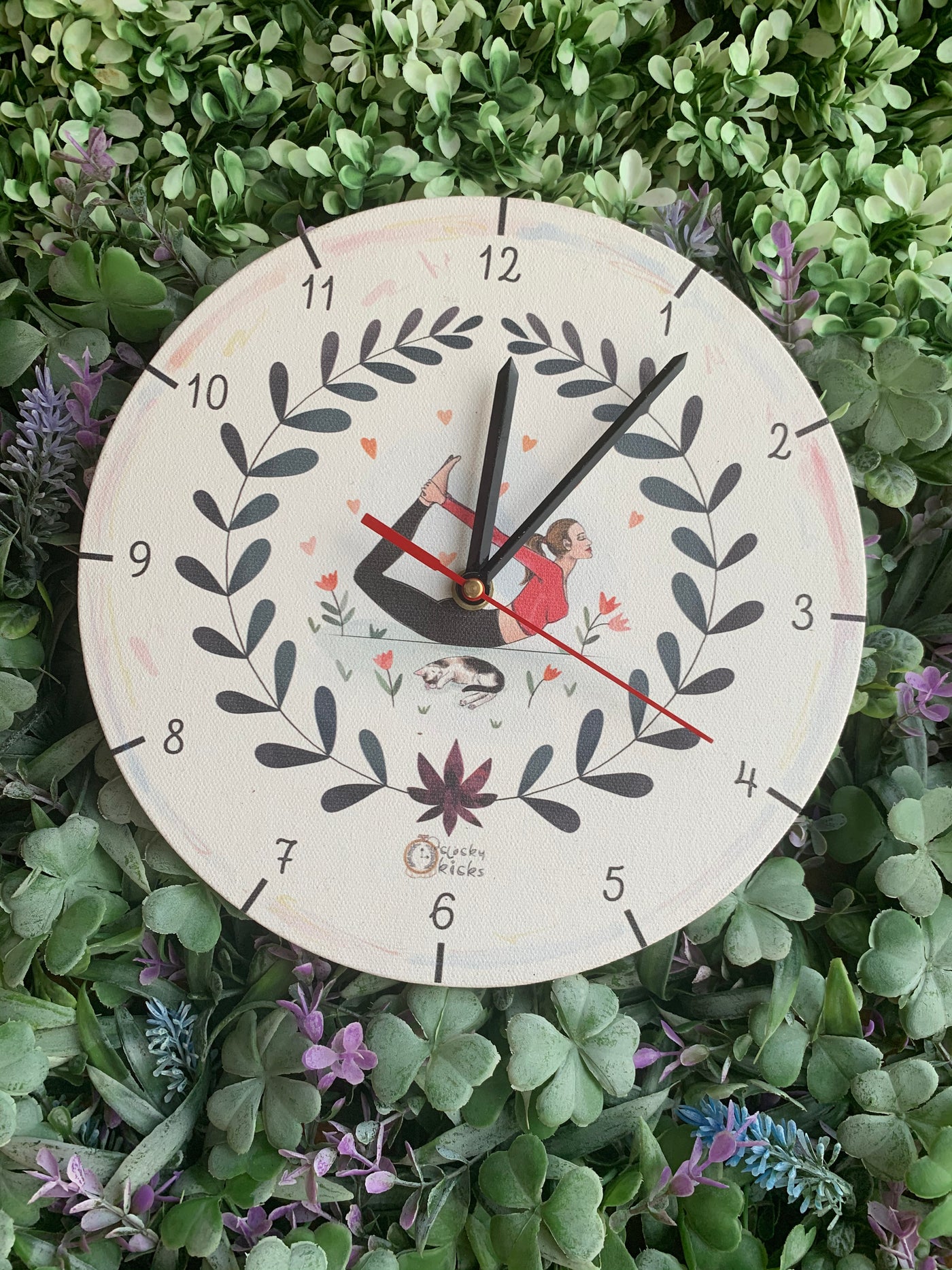 Mindful Minutes Clock: Yoga Clock Series