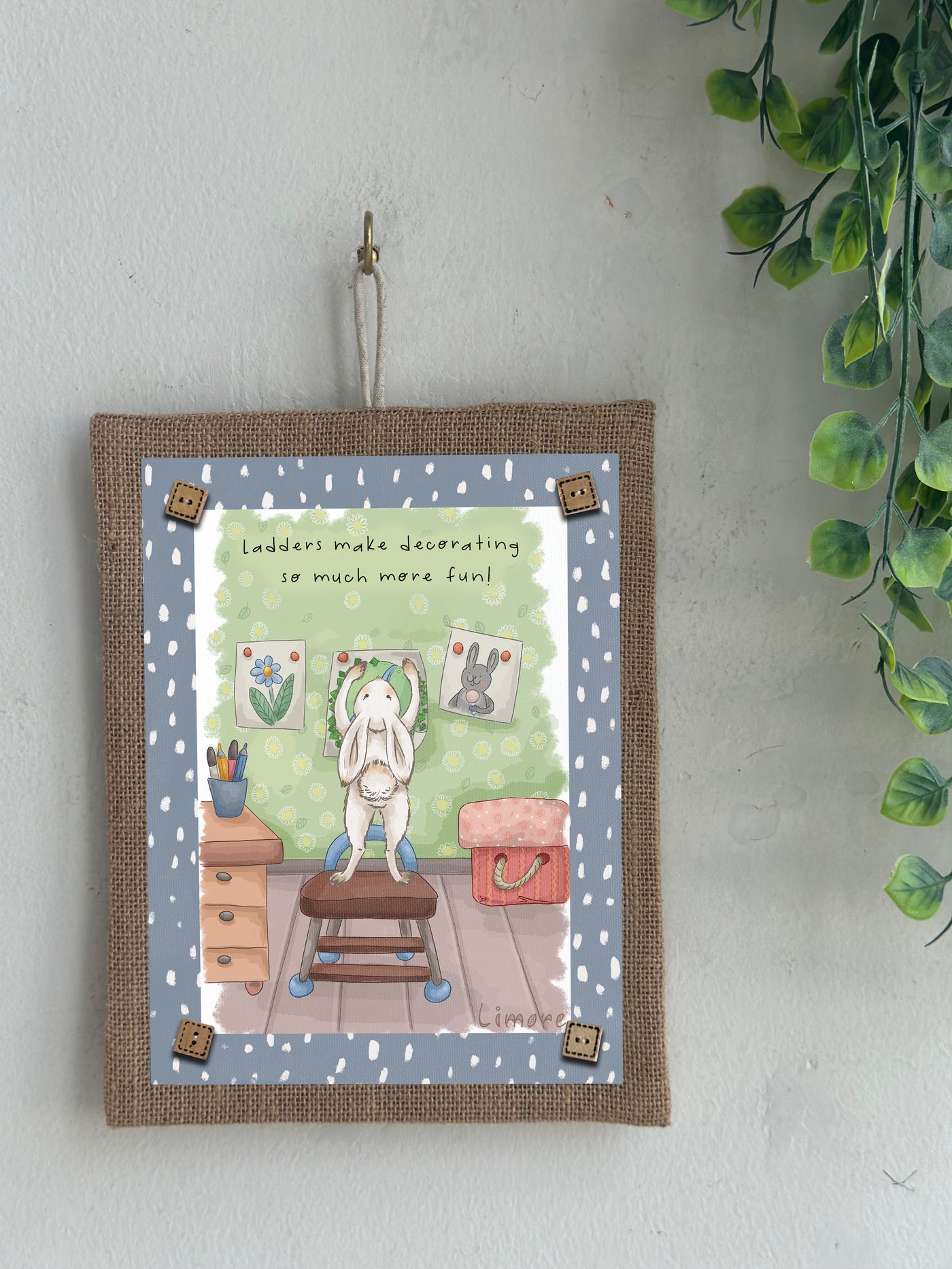 Ladder Love Wall Art