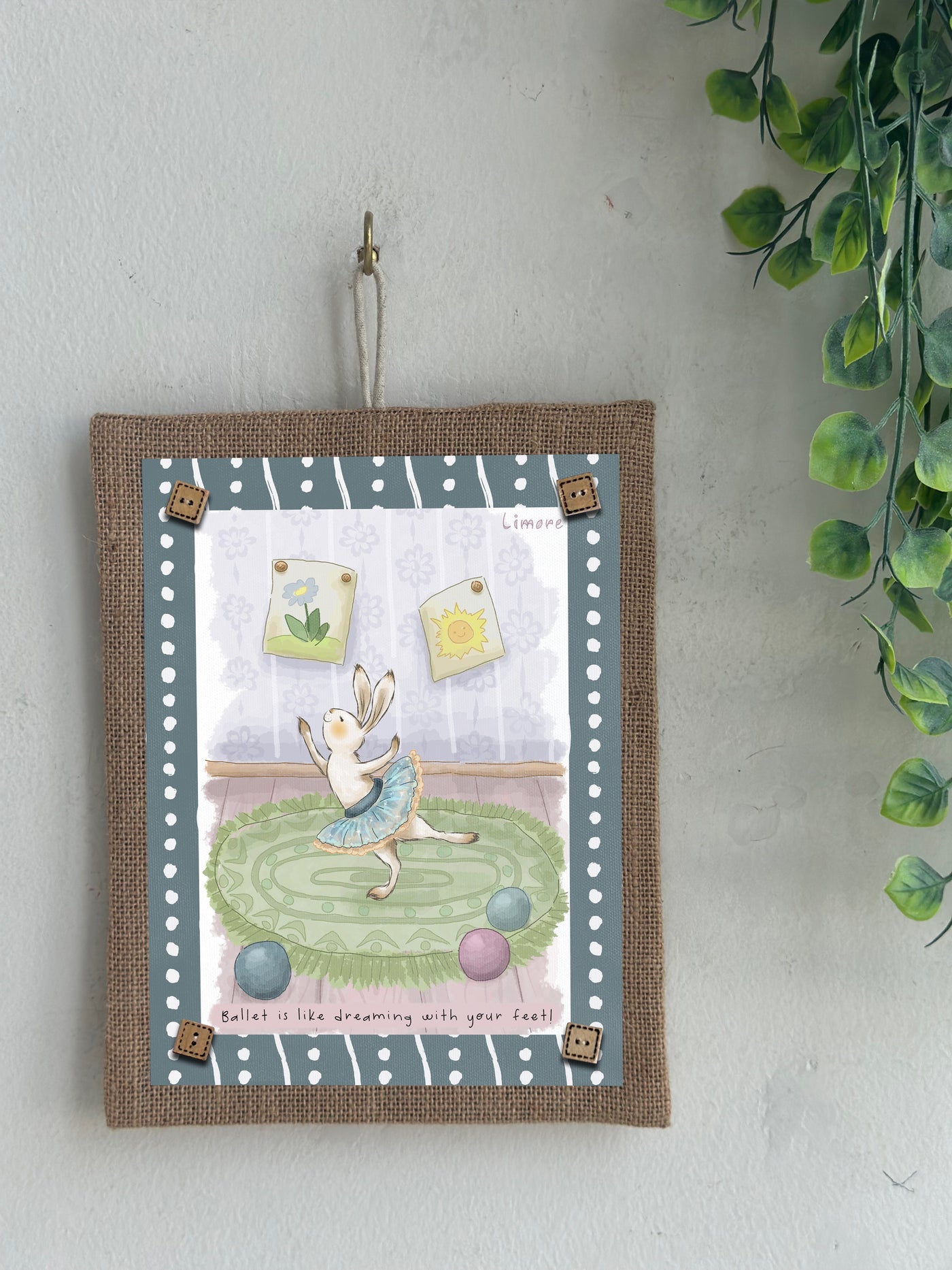 Little Ballerina Wall Art