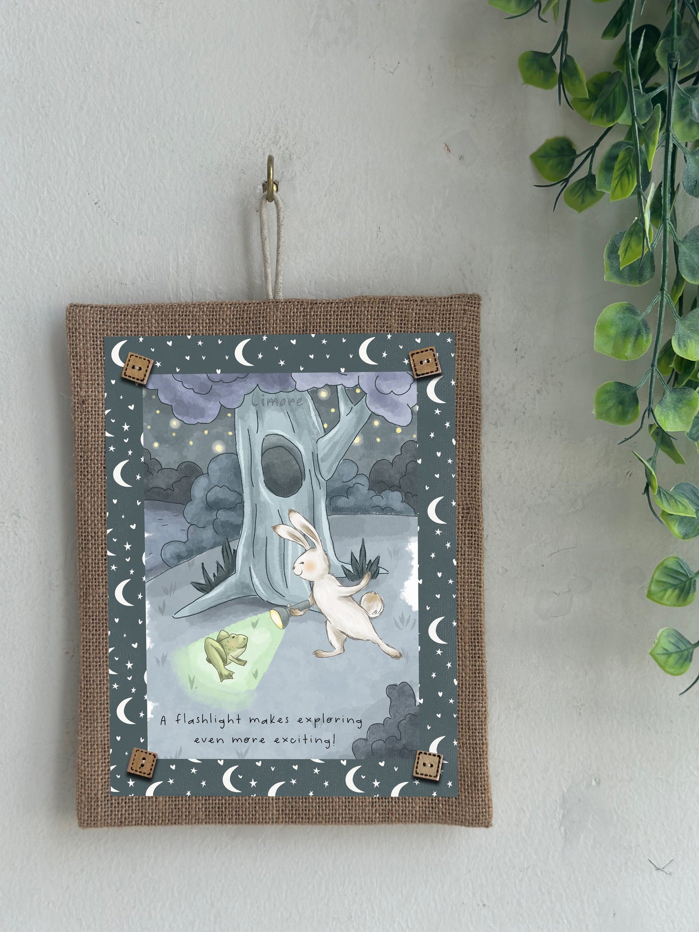 Bunny and the Torch Wall Art