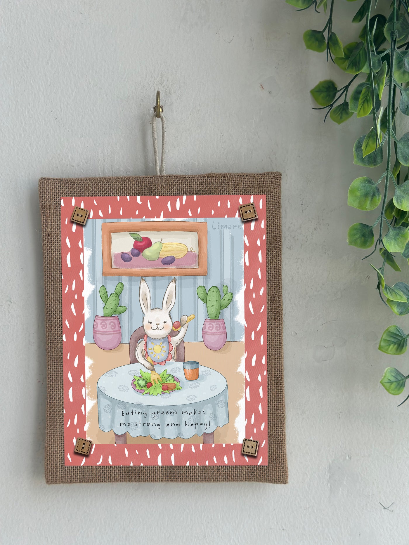 Bunny’s Mealtime Magic Wall Art