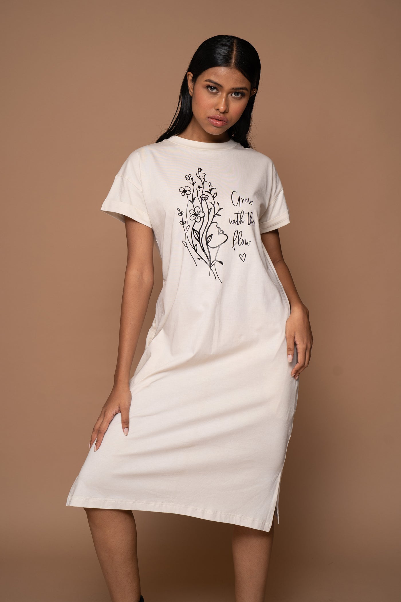 Grow with the flow - Tshirt Dress