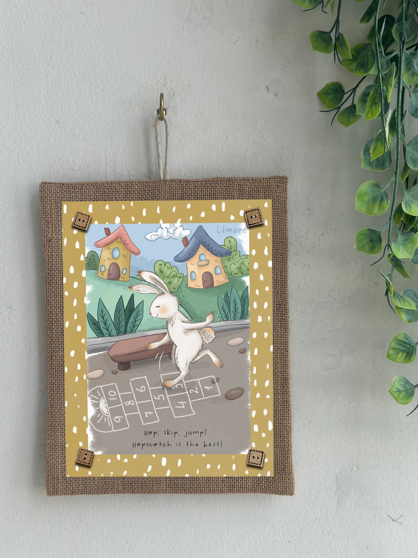 Bunny’s Hopscotch Wall Art
