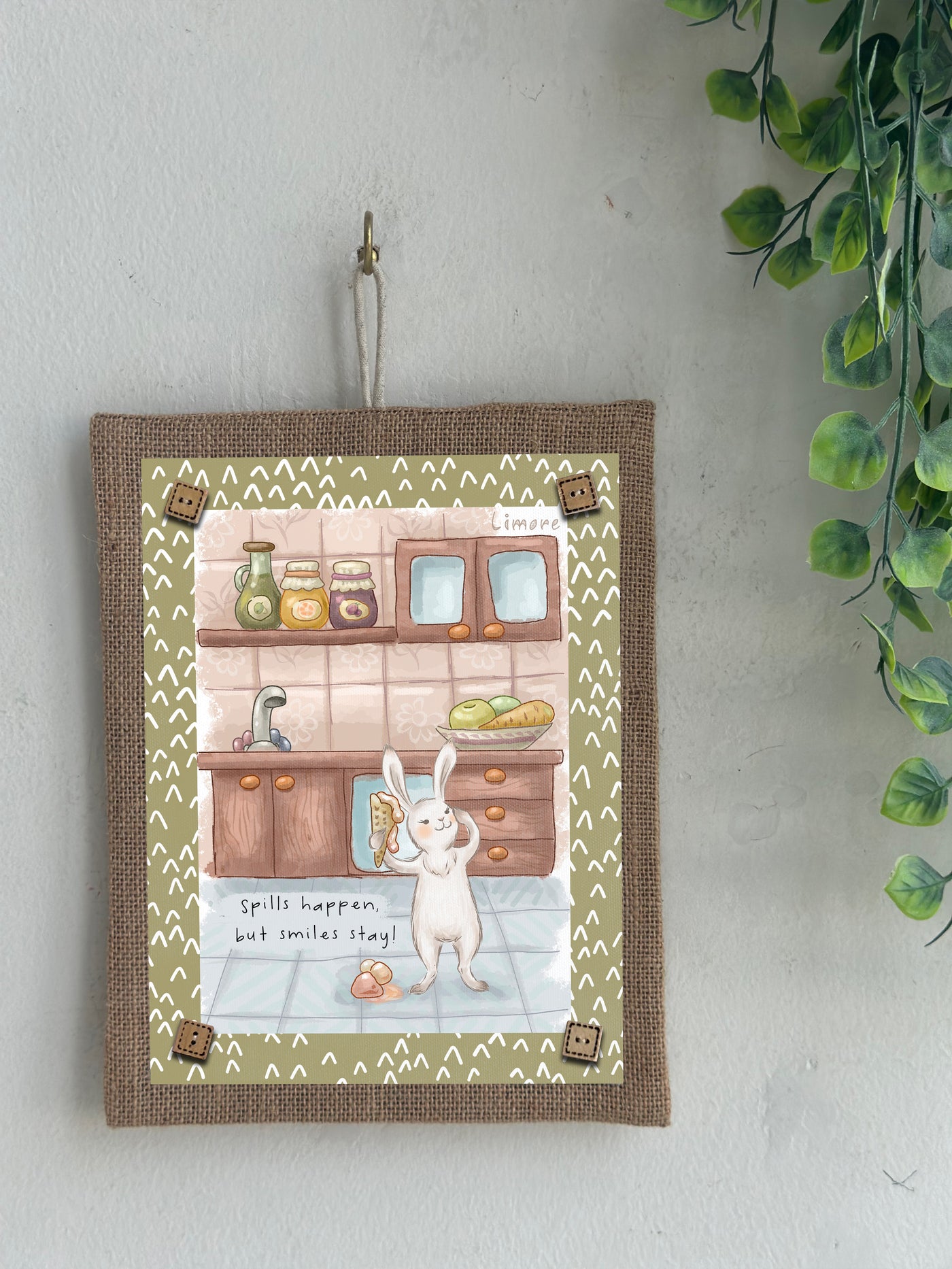 Bunny’s Little Oops Wall Art