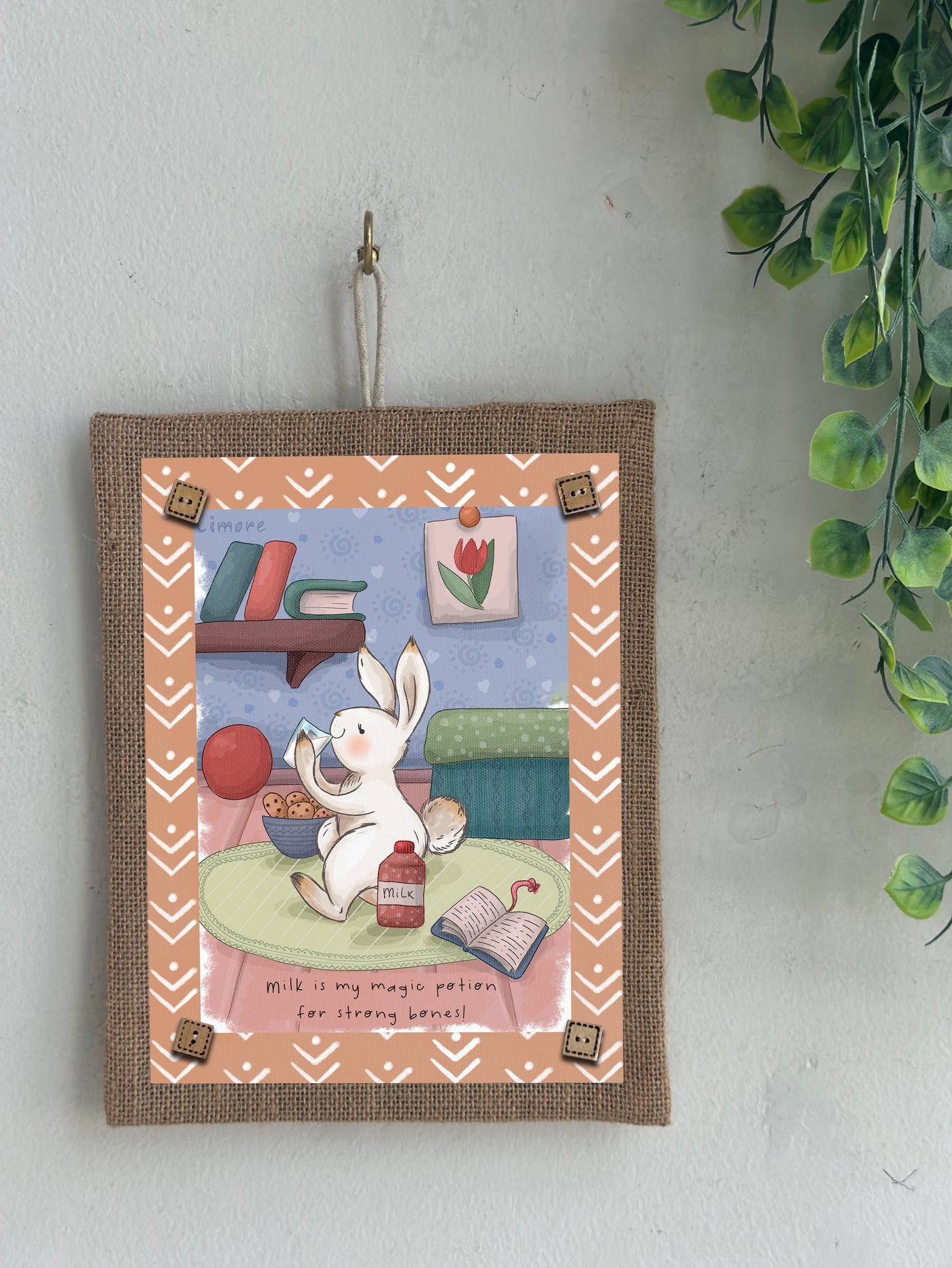 Bunny’s Magic Milk Wall Art