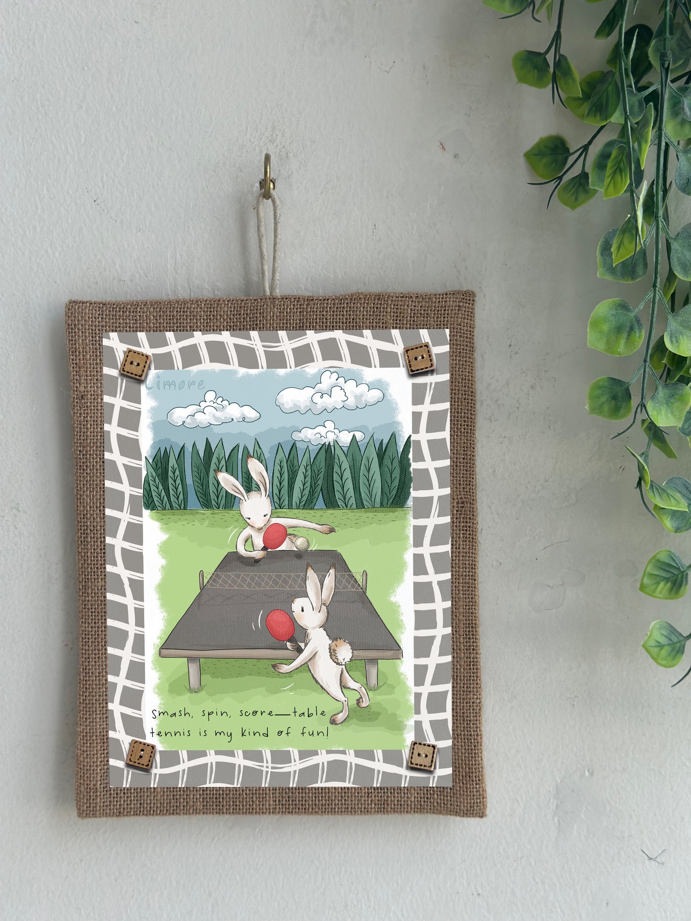 Table Tennis Time Wall Art