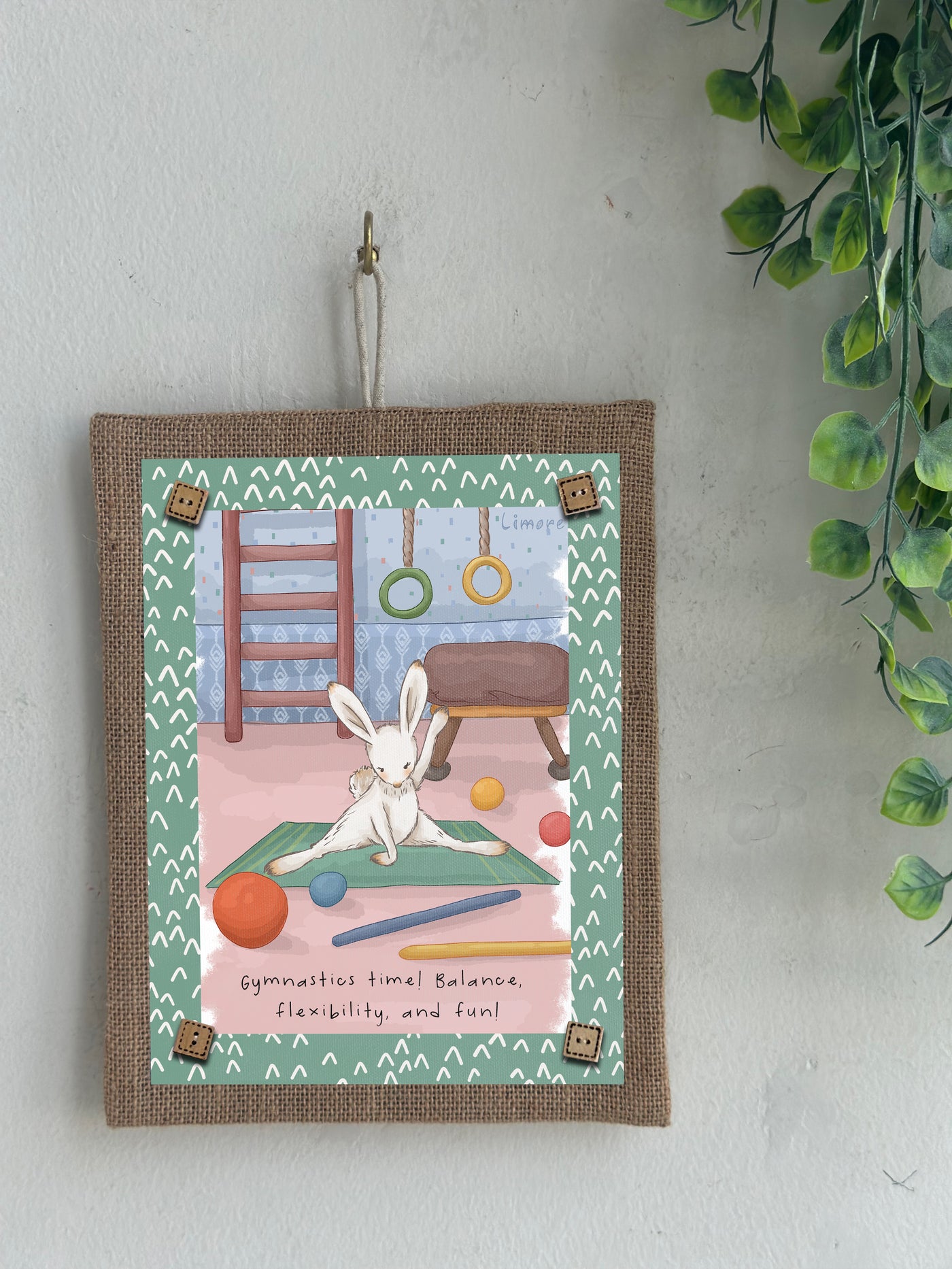 Balance Bunny Wall Art