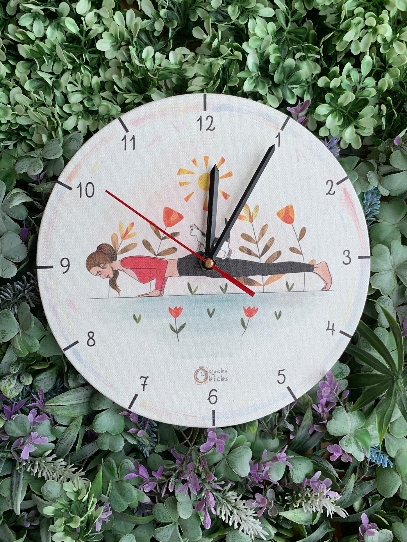 Calm Balance Clock: Yoga Clock Series