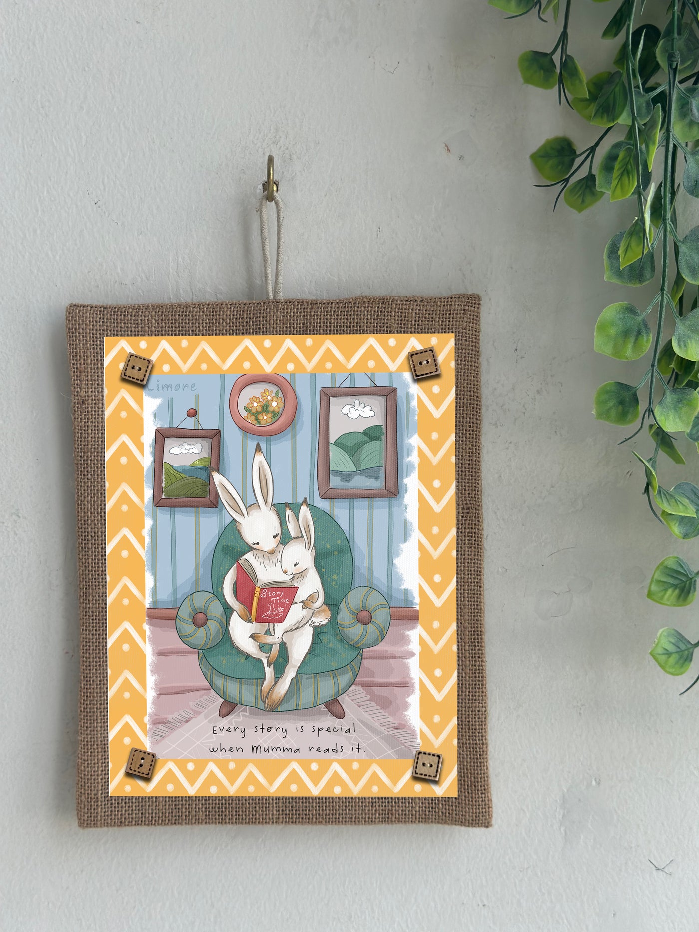 Bunny and Mumma’s Storytime Wall Art