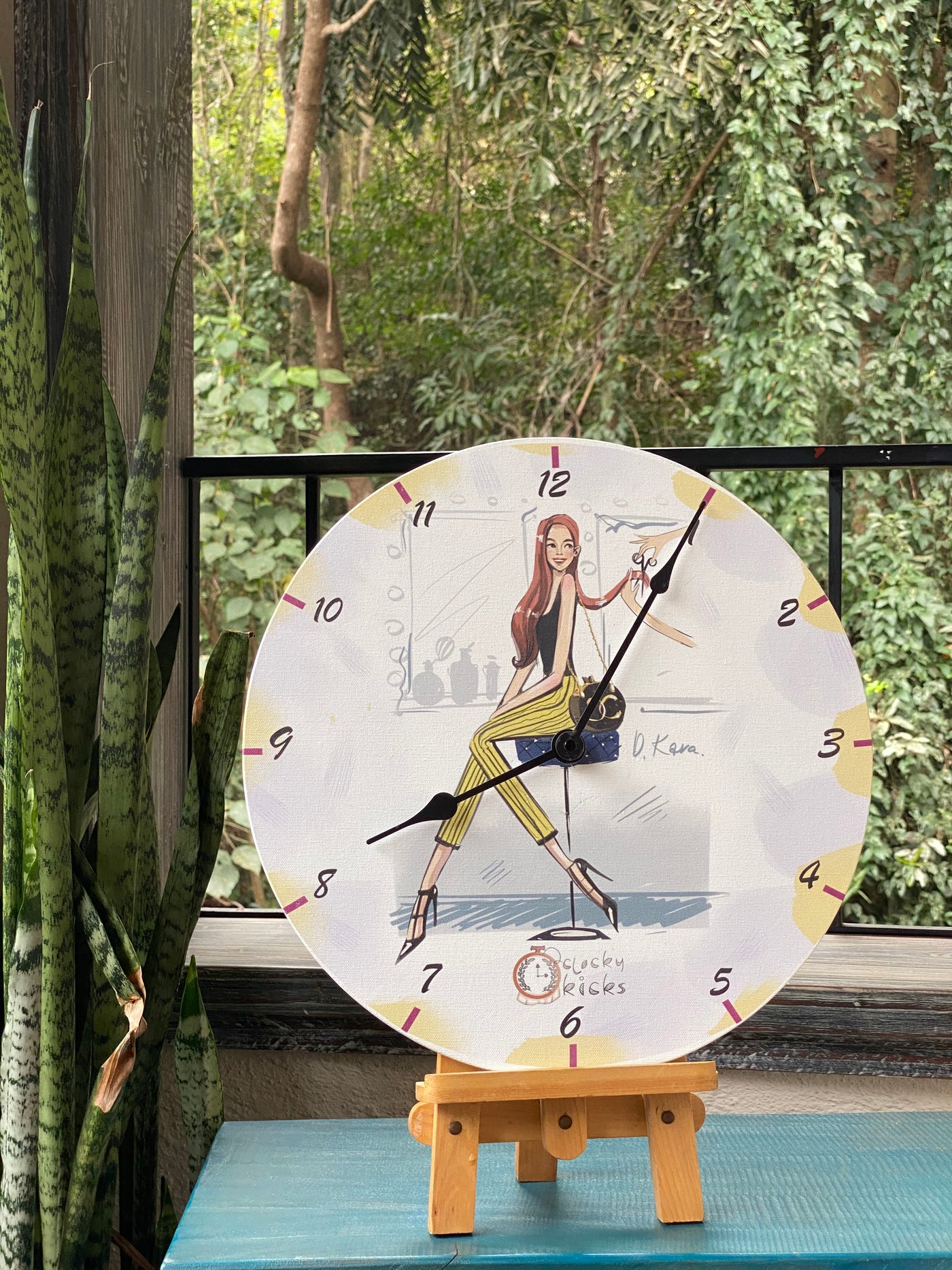 Scissor Stories Clock