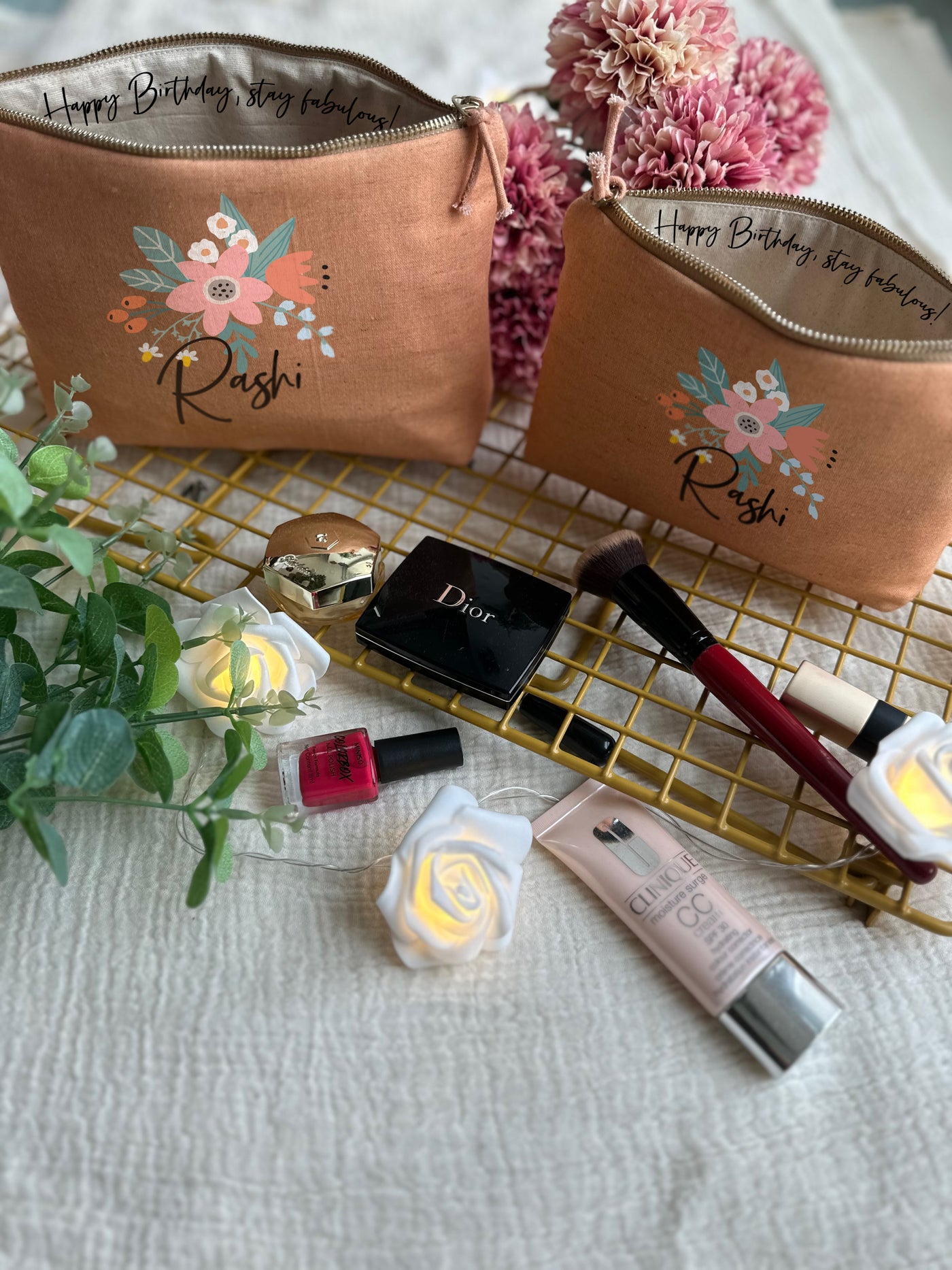 Floral Murmur Cosmetic Pouch