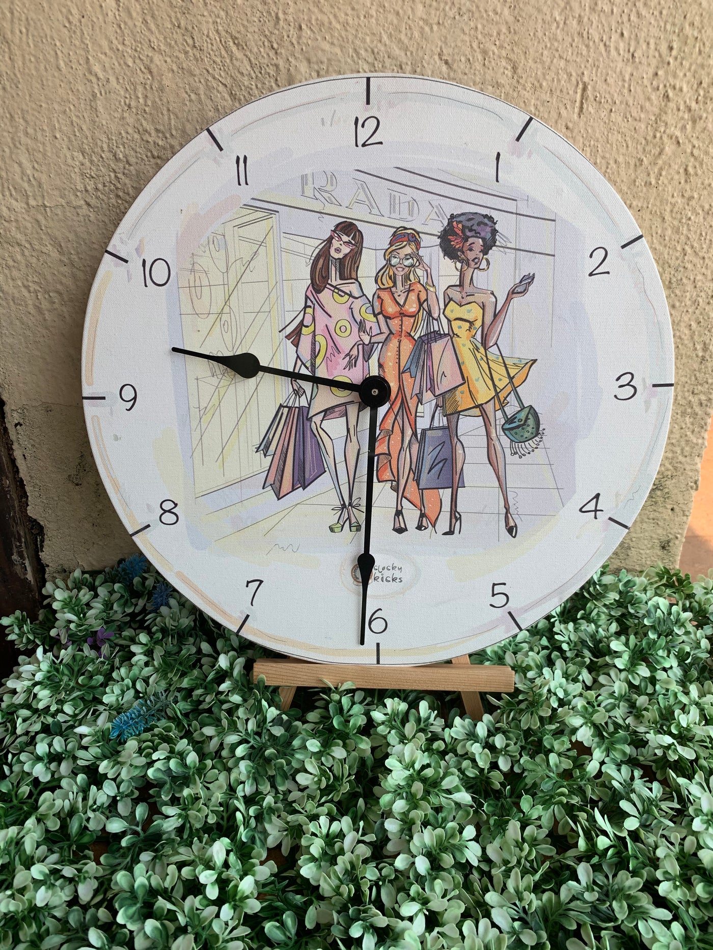 Shopping Spree Clock