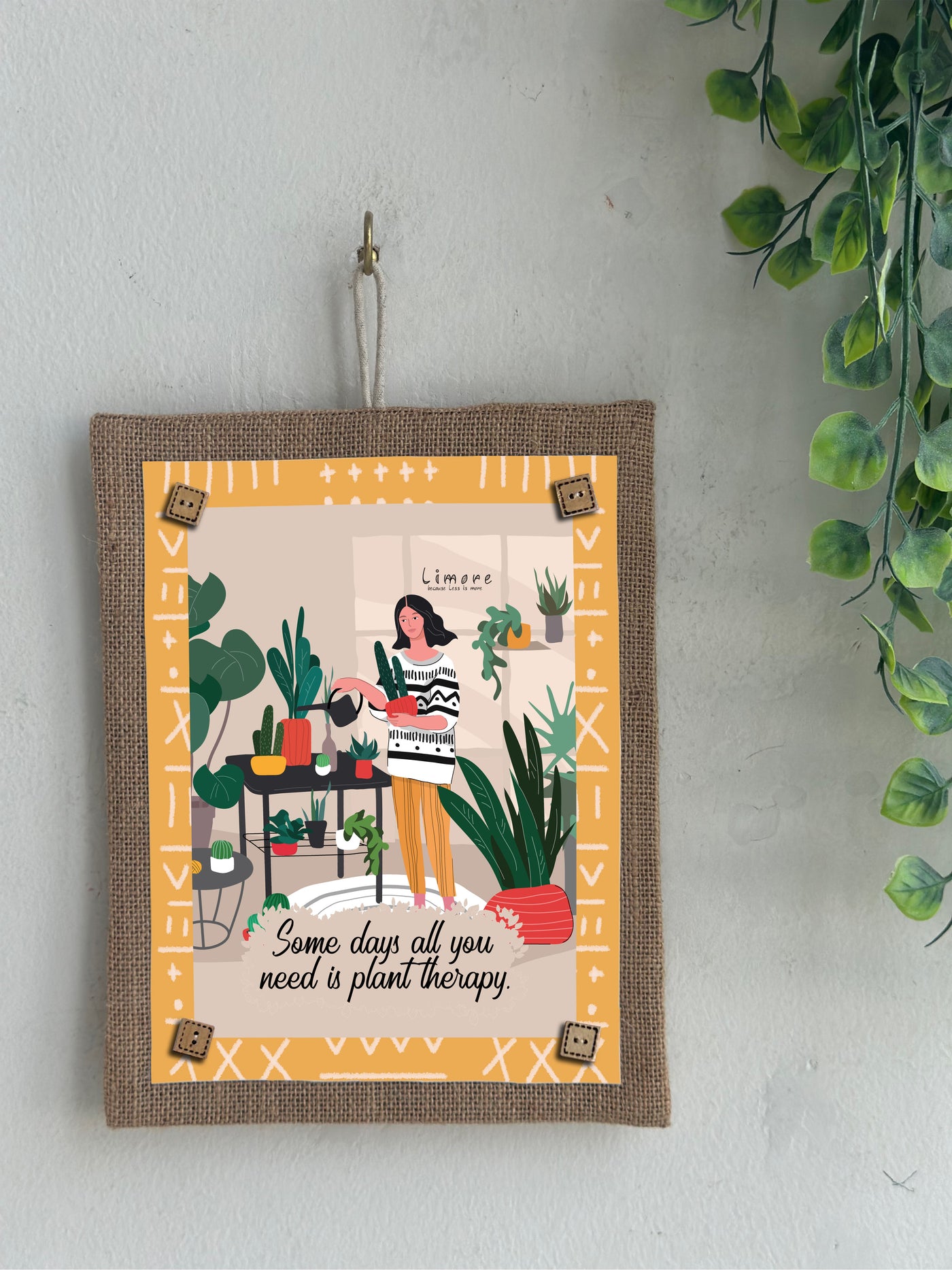 Green Therapy Boho Wall Art