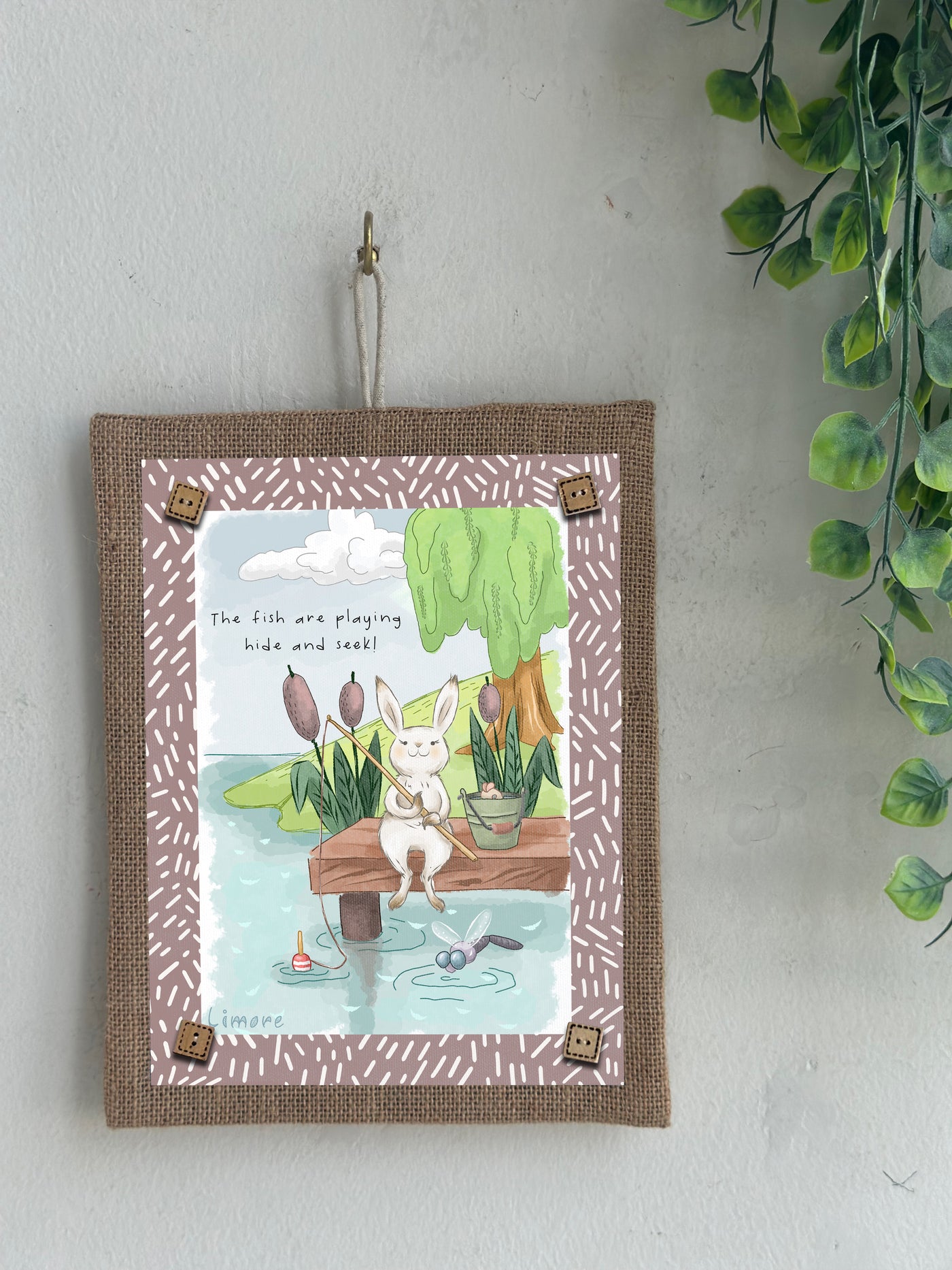 Patience by the Pond Wall Art