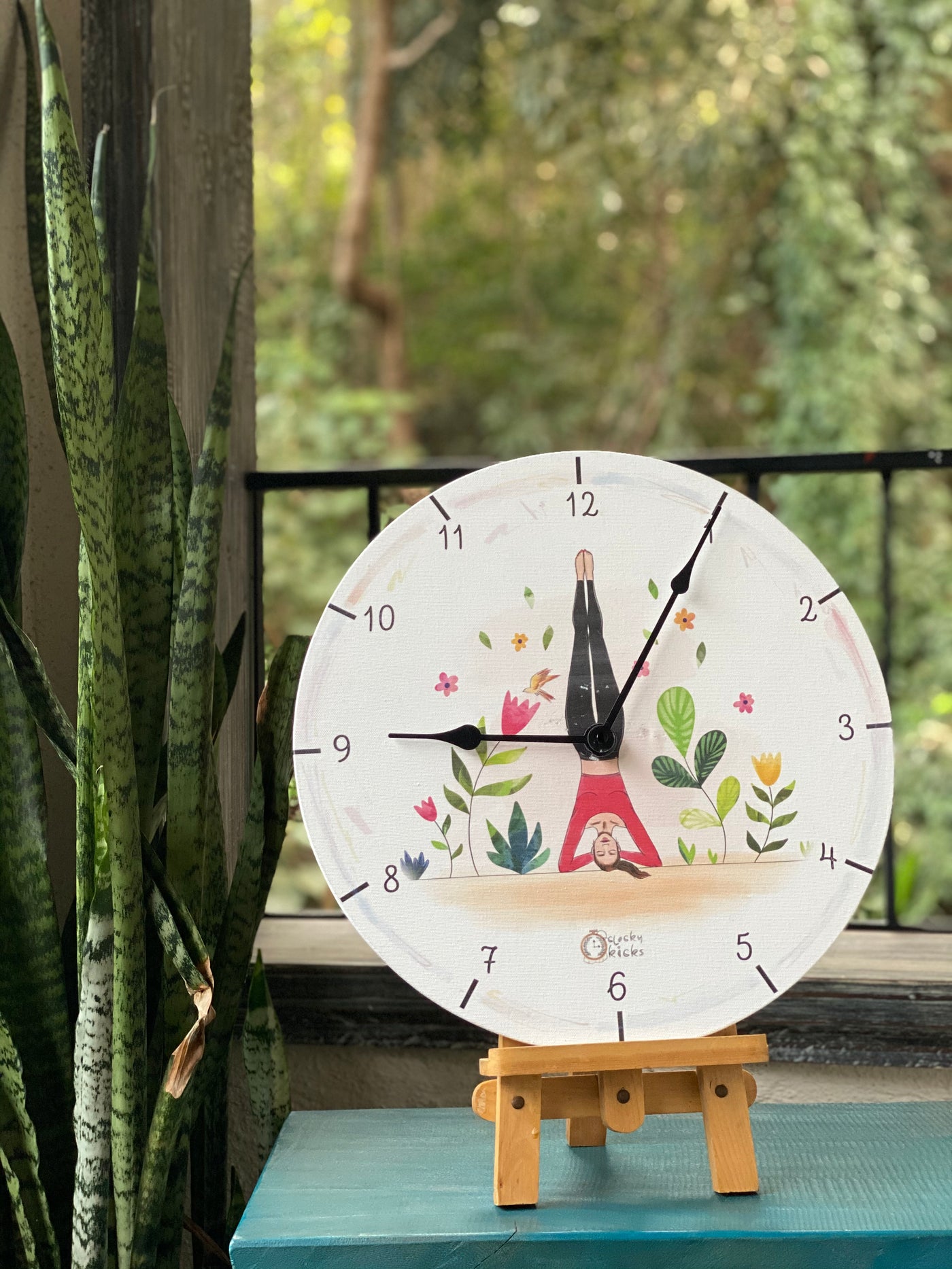 Zen Moments Clock: Yoga Clock Series