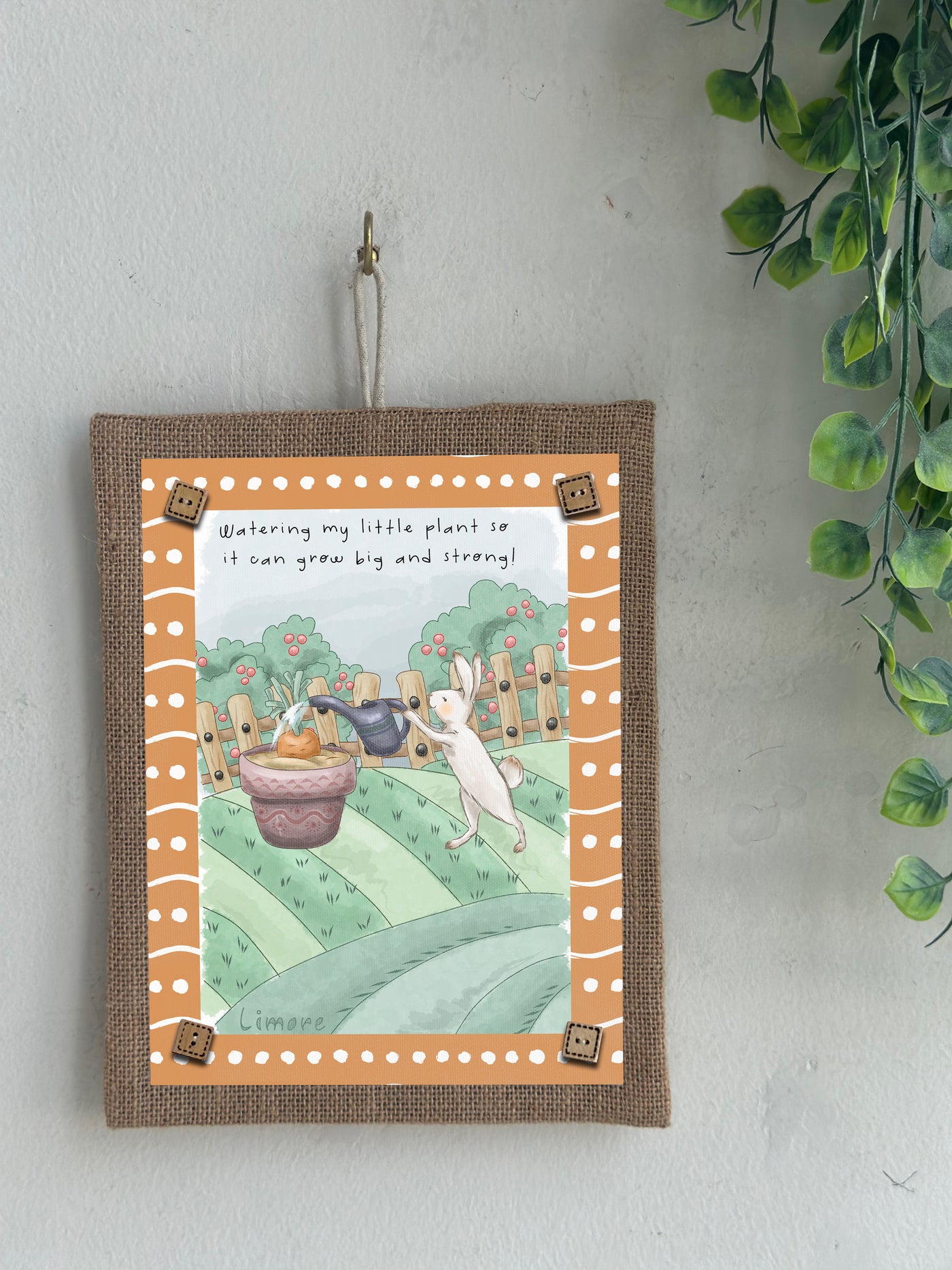 Bunny’s Garden Day Wall Art