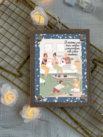 Mom Tribe Boho Wall Art
