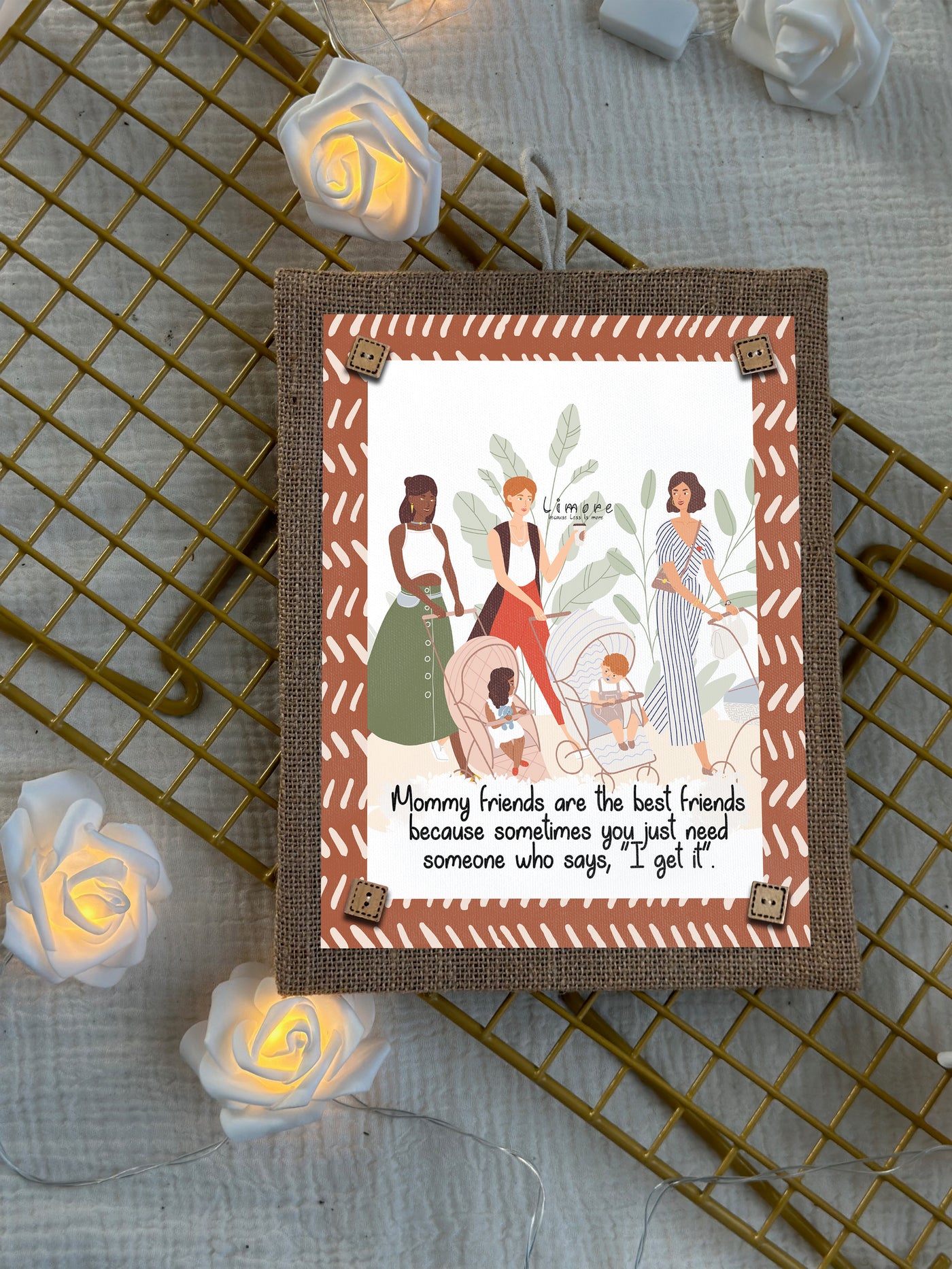 Mom Circle Boho Wall Art