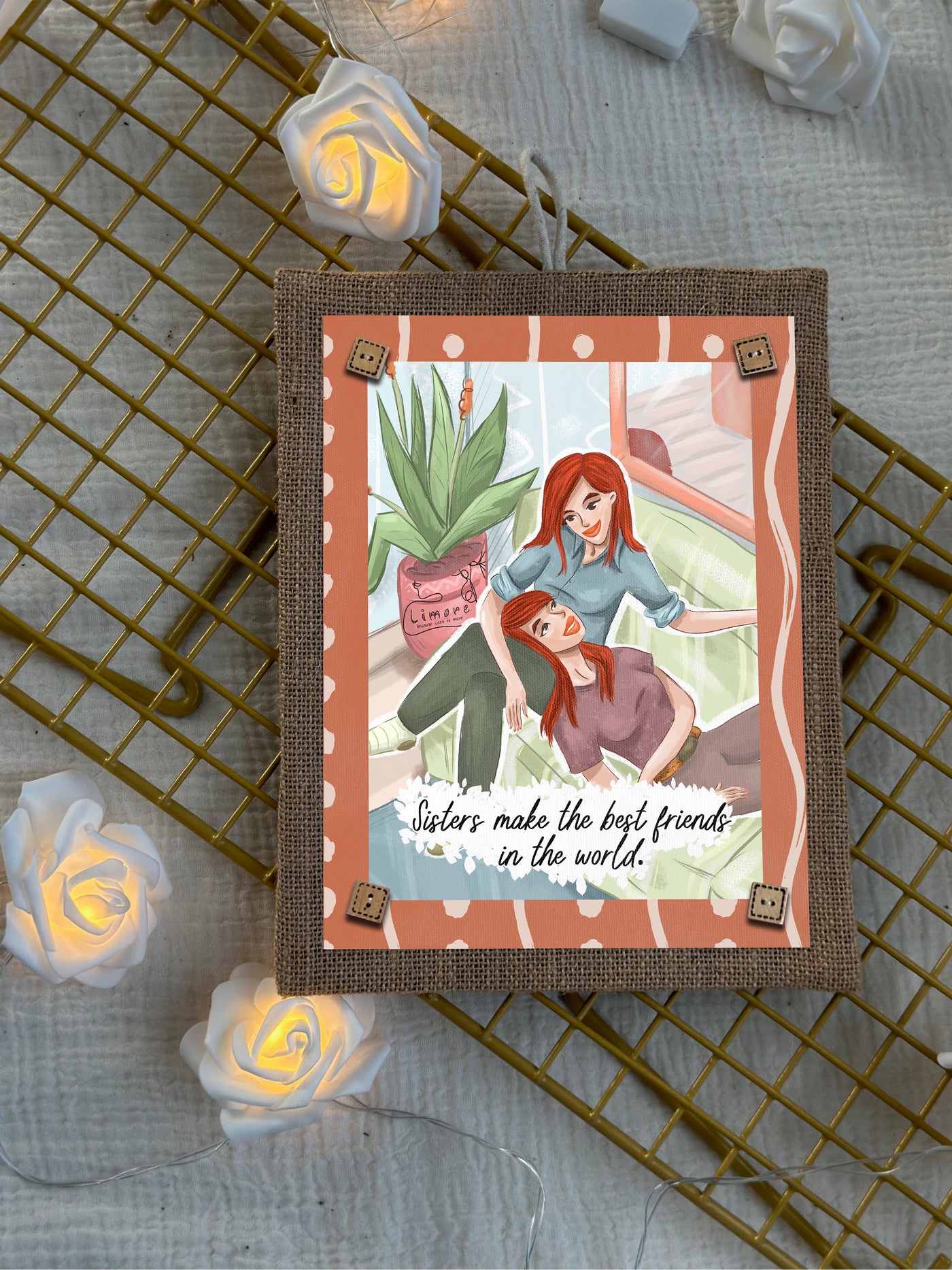 Heartfelt Bond Boho Wall Art