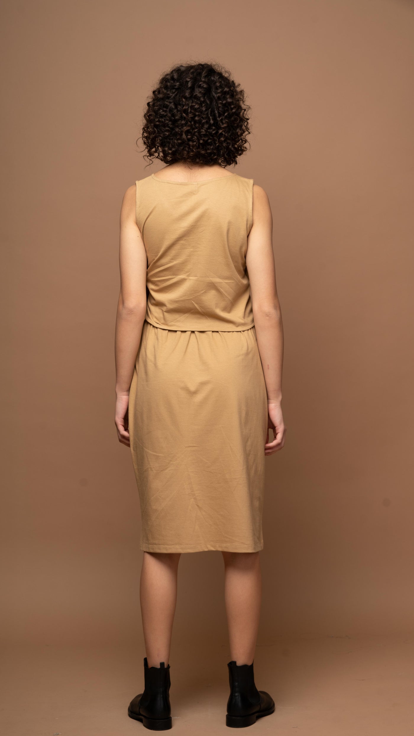 Sands & Leaves - Beige Skirt Co-ord