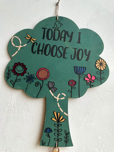 Today I choose Joy - Enchanted Tree Wall Art