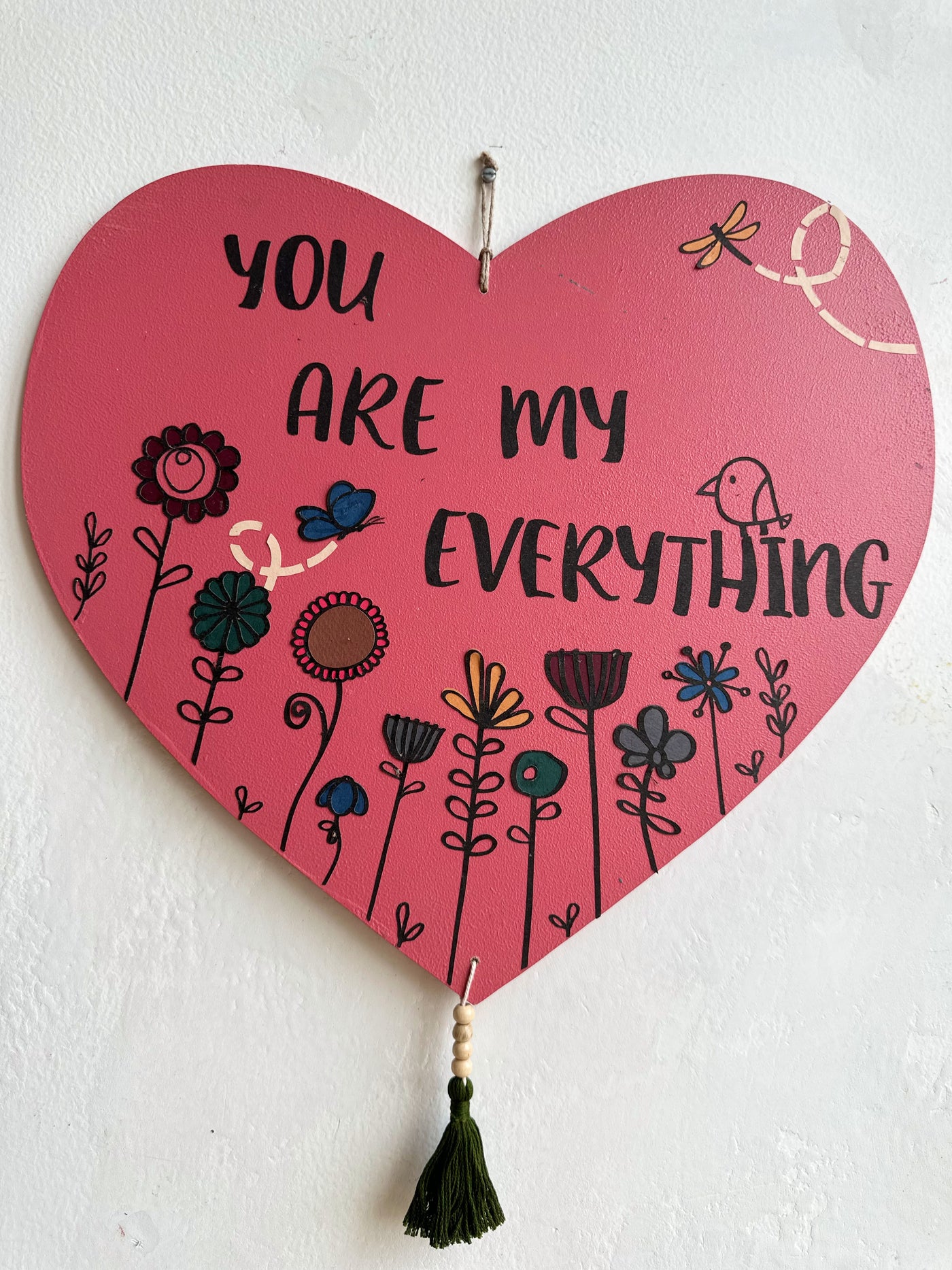 You are my everything - Enchanted Heart Wall Art