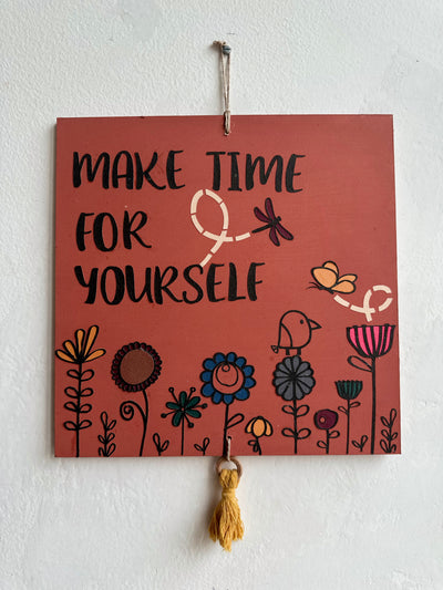 Make time for yourself - Enchanted Square Wall Art