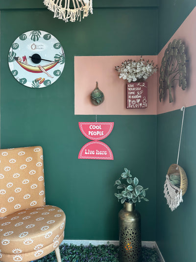 Cool People Live Here Minimalist wall art