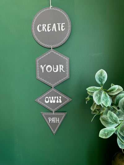 Create Your Own Path Minimalist Wall Art