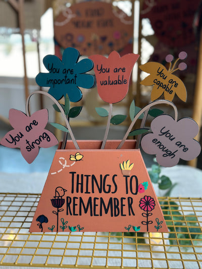 Affirmation Garden Desk/Wall Vase