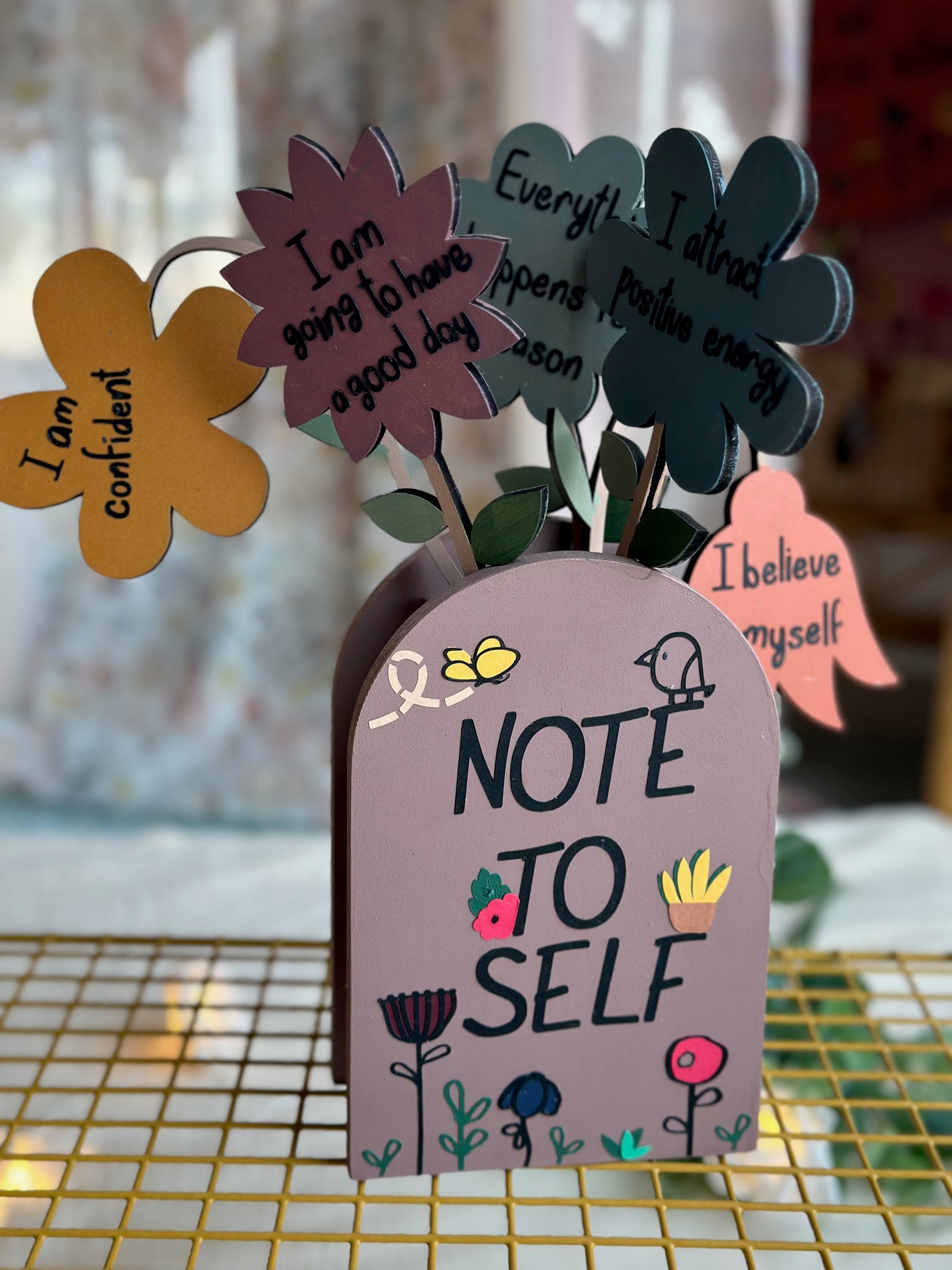 Note to Self Desk/Wall Vase