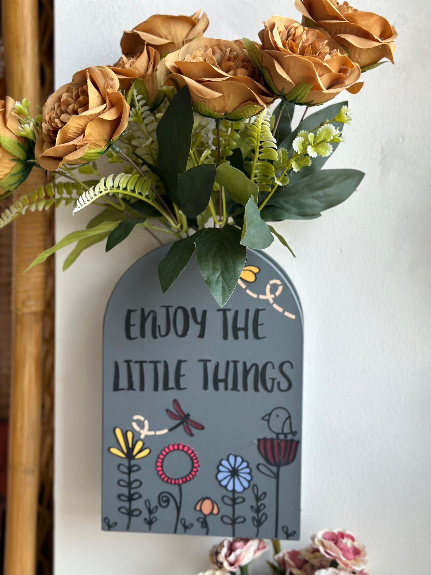 Enjoy the little things Desk/Wall Vase