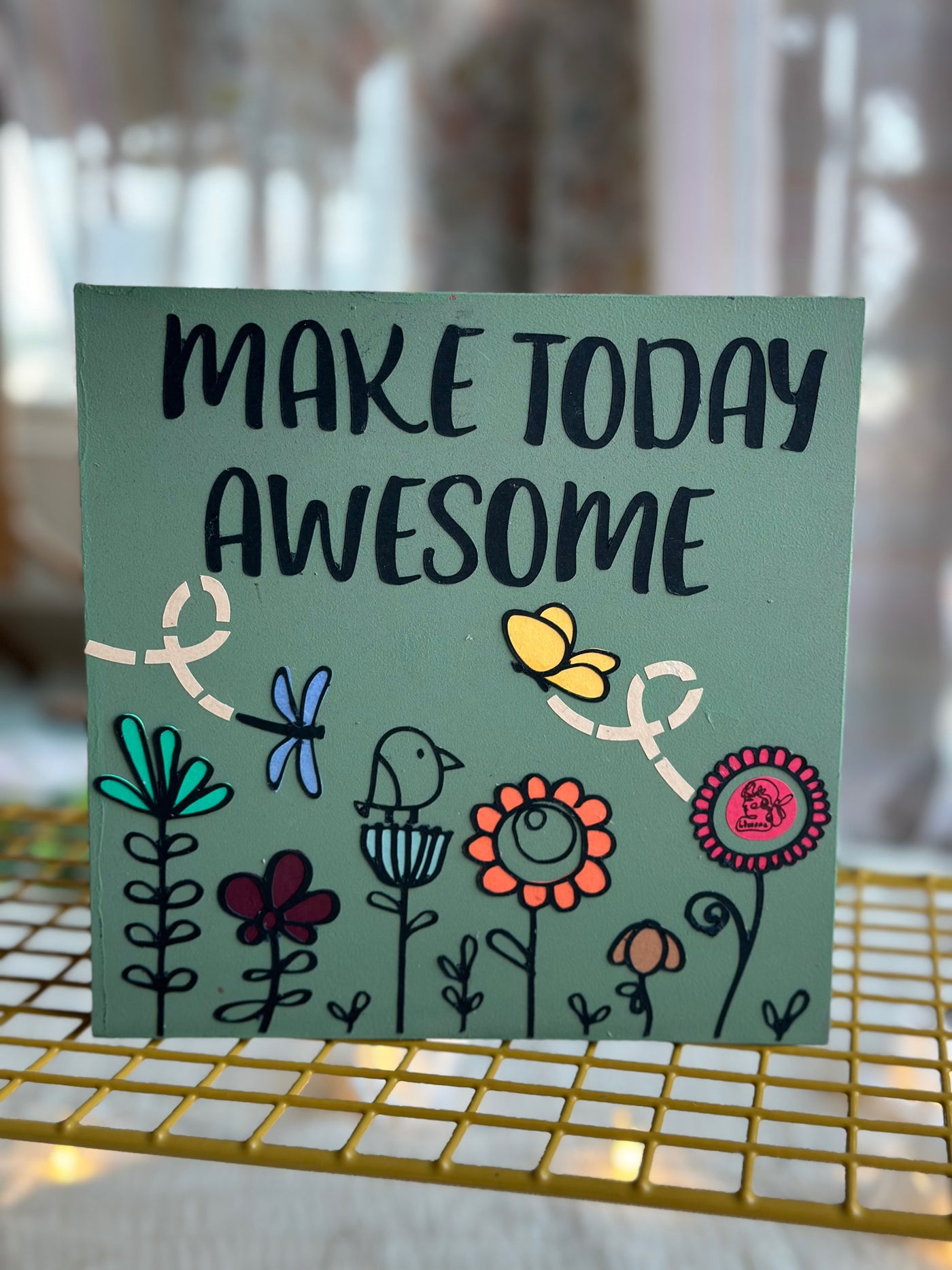 Make Today Awesome Desk/Wall Vase