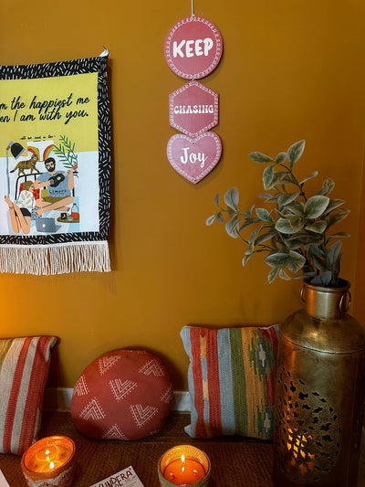 Keep Chasing Joy Minimalist Wall Art