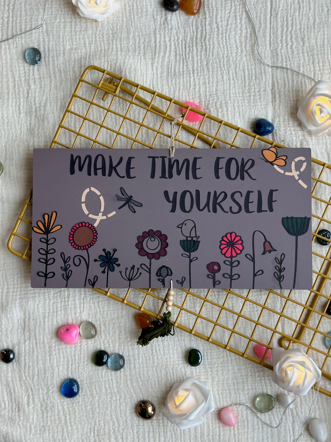 Make time for yourself - Enchanted Rectangle Wall Art