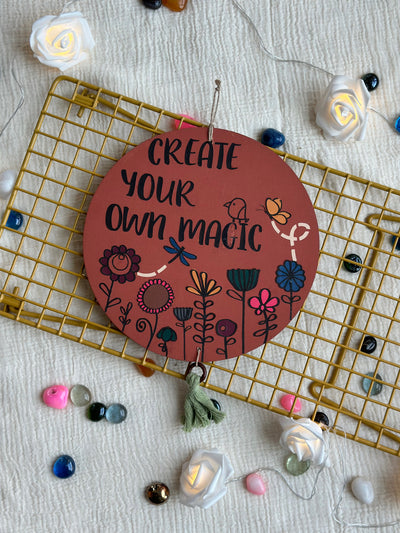 Create your own magic - Enchanted Circle Wall Art