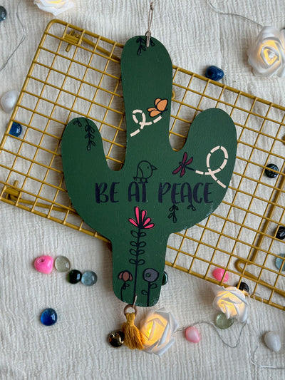 Be at Peace - Enchanted Cactus Wall Art