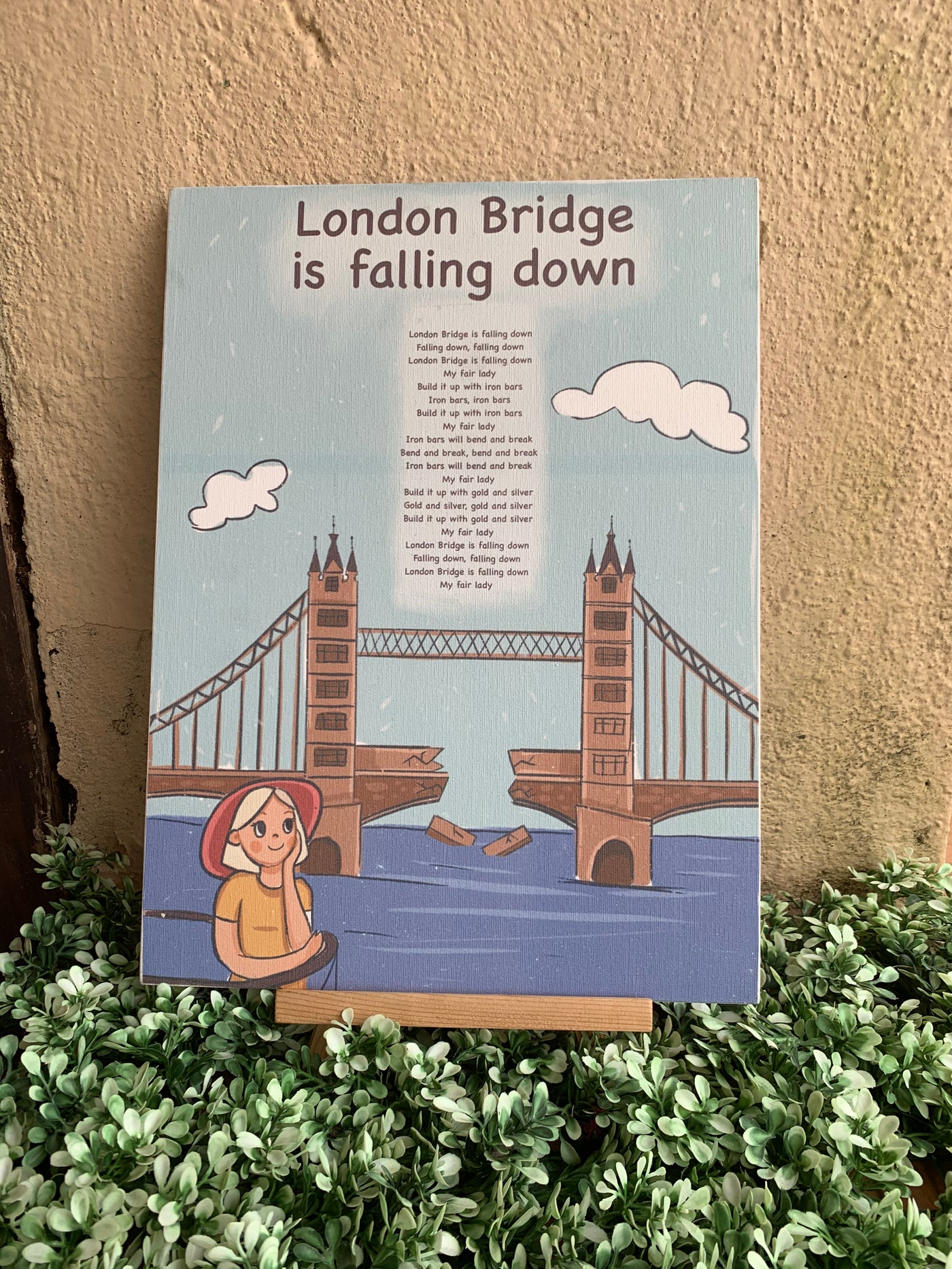 London Bridge is Falling Down Rectangle Wall Art