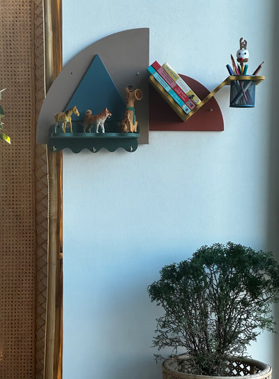 Triangle in Arch Wall Shelf