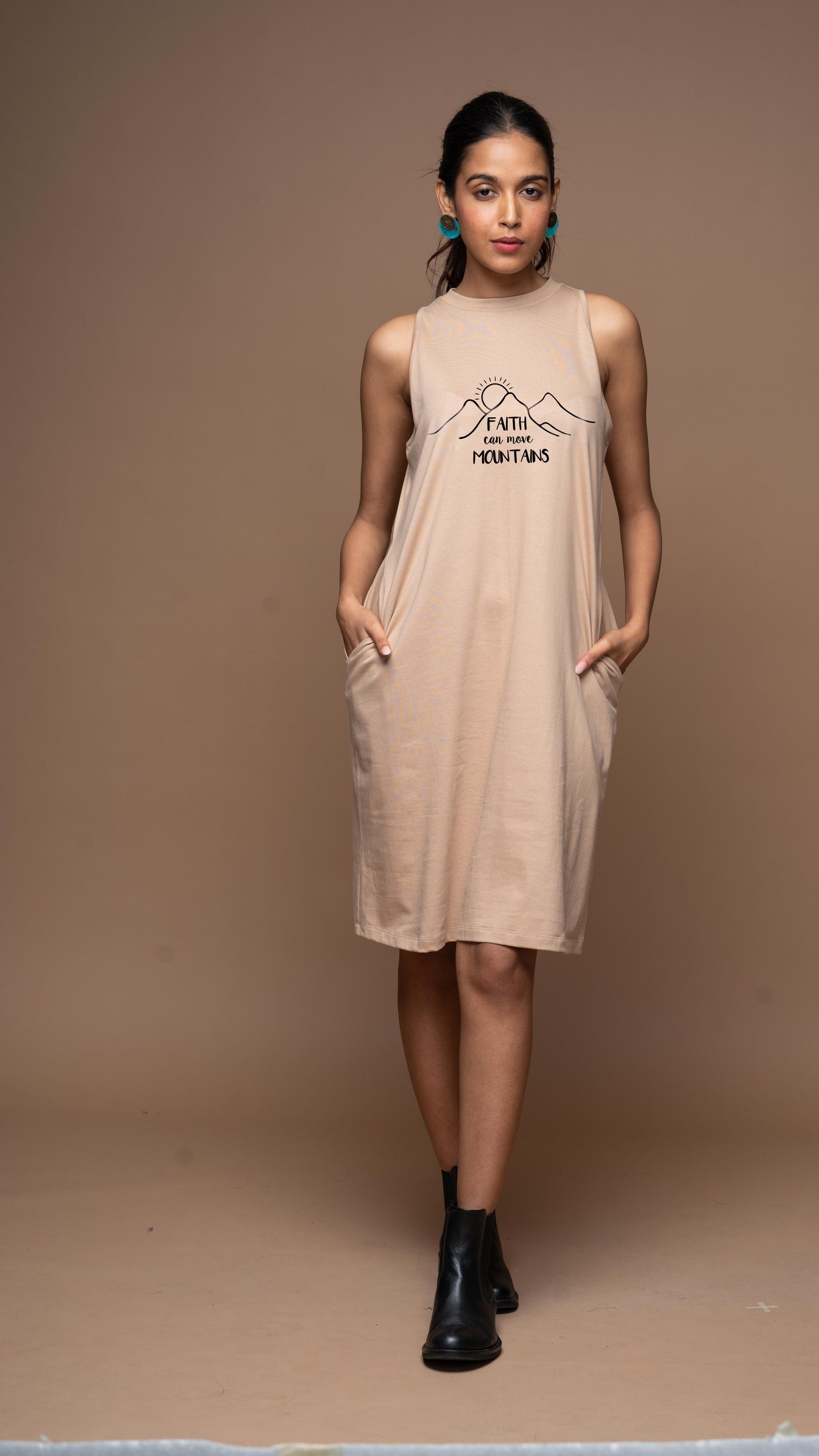 Faith can move Mountains - Tshirt Dress