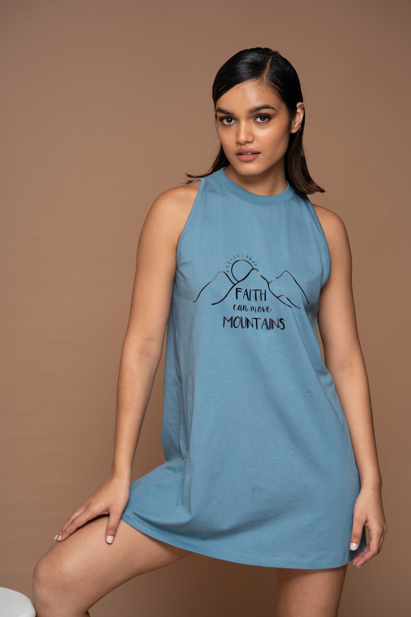 Faith can move Mountains - Tshirt Dress