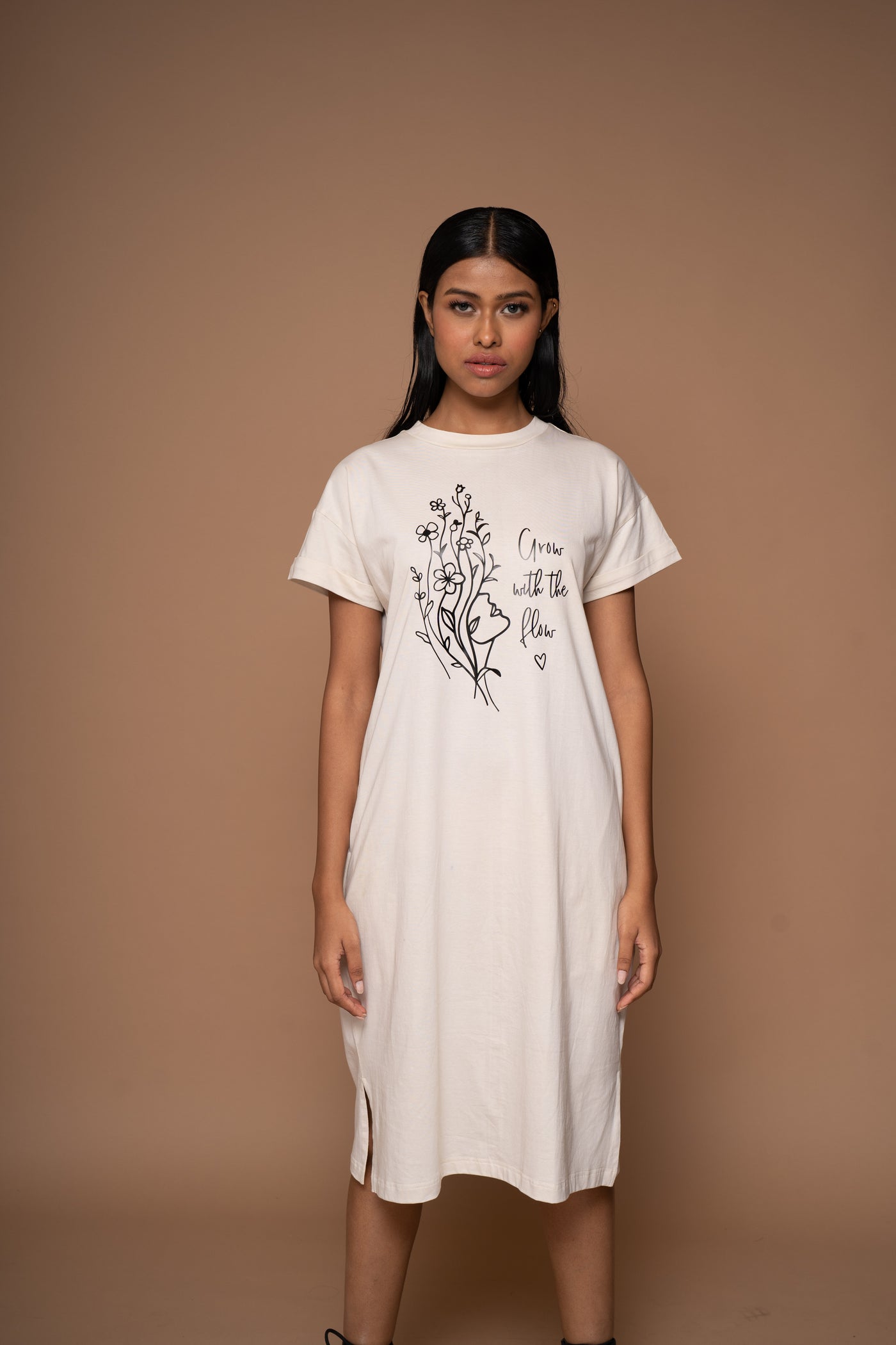 Grow with the flow - Tshirt Dress