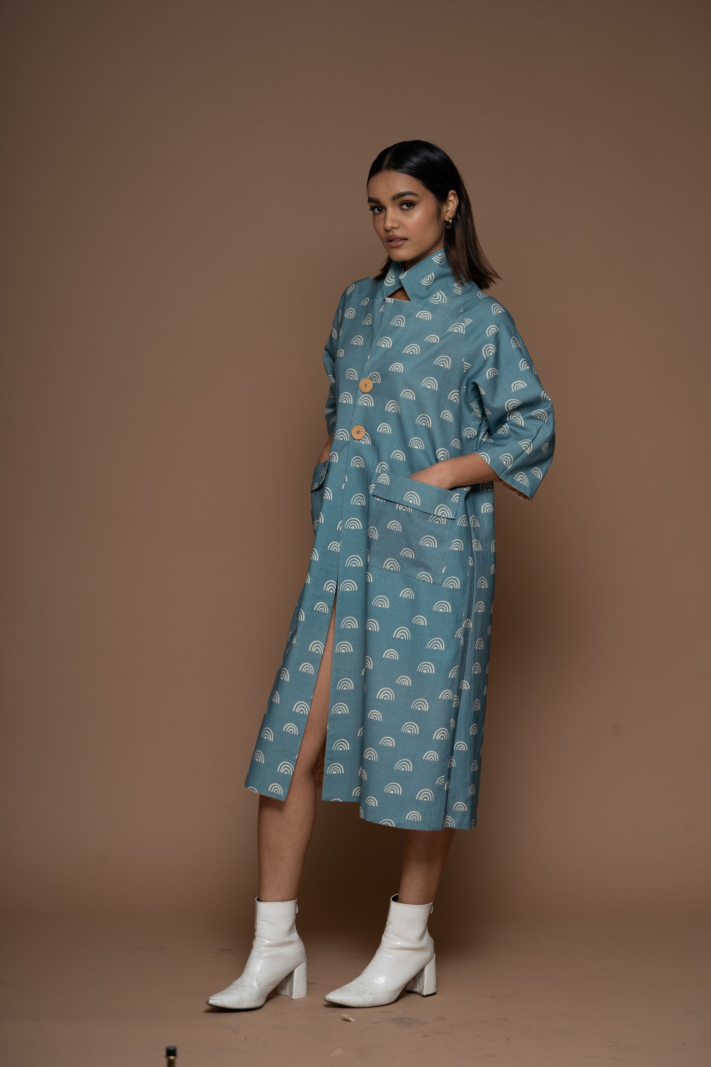 Jolly Reversible Long Trench Coat