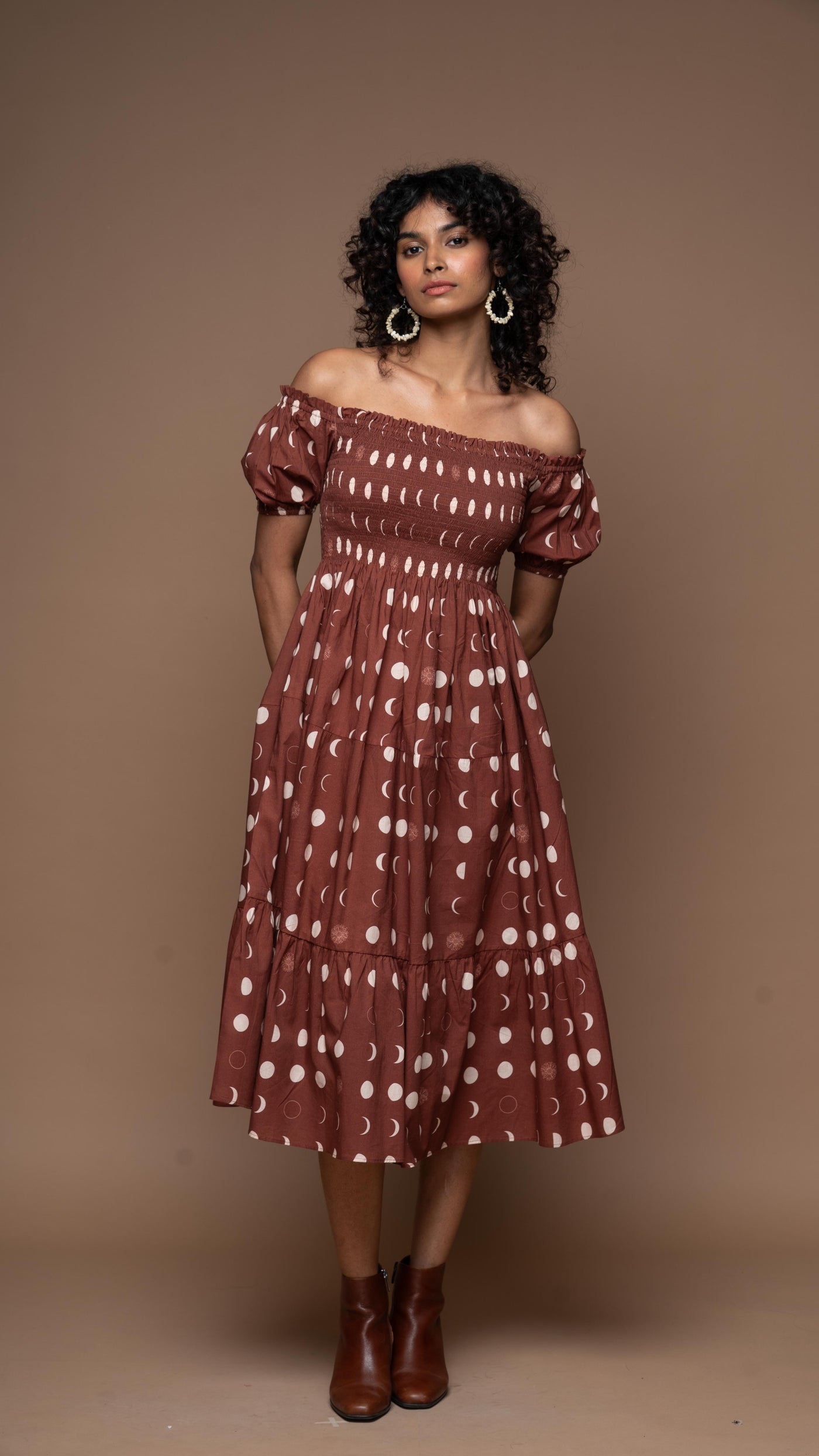 Easy Elegance Midi Dress in I will be back Pattern